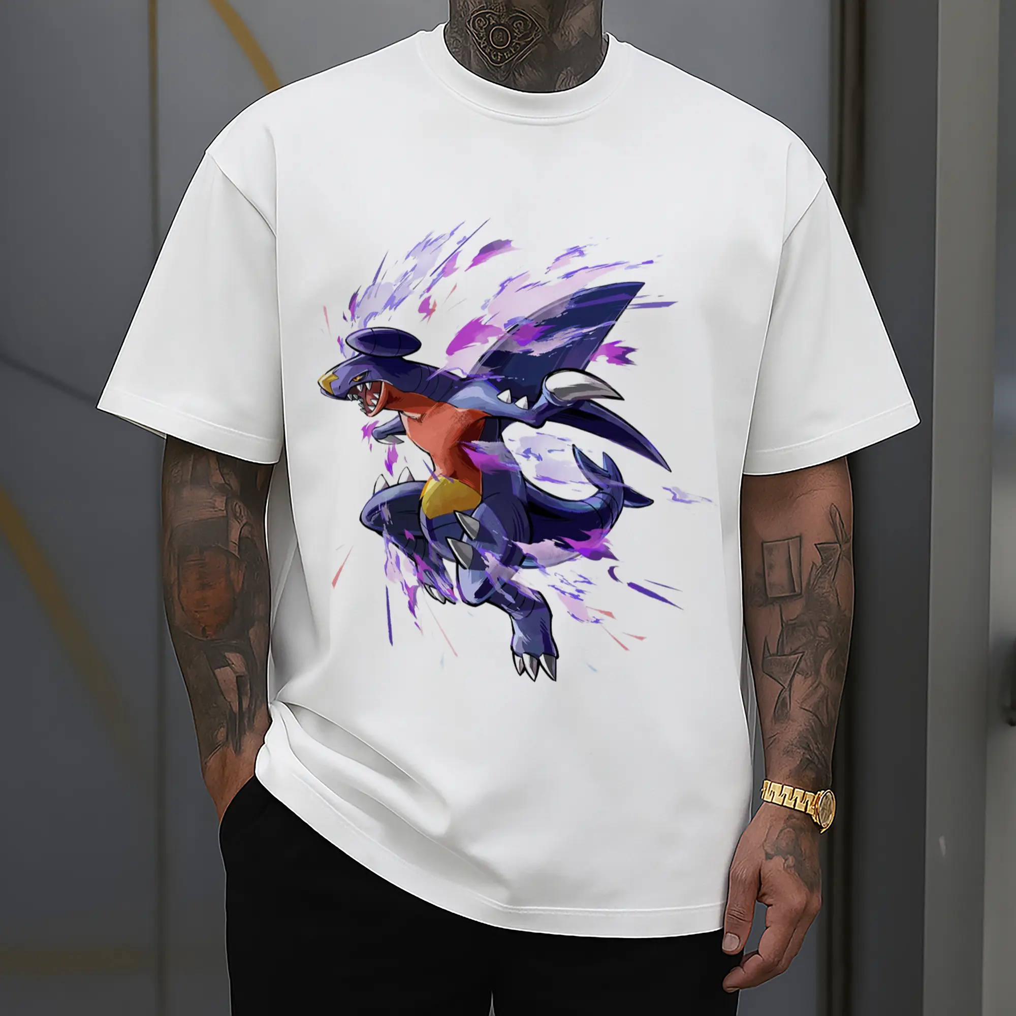 men's Garchomp art graphic t shirt​