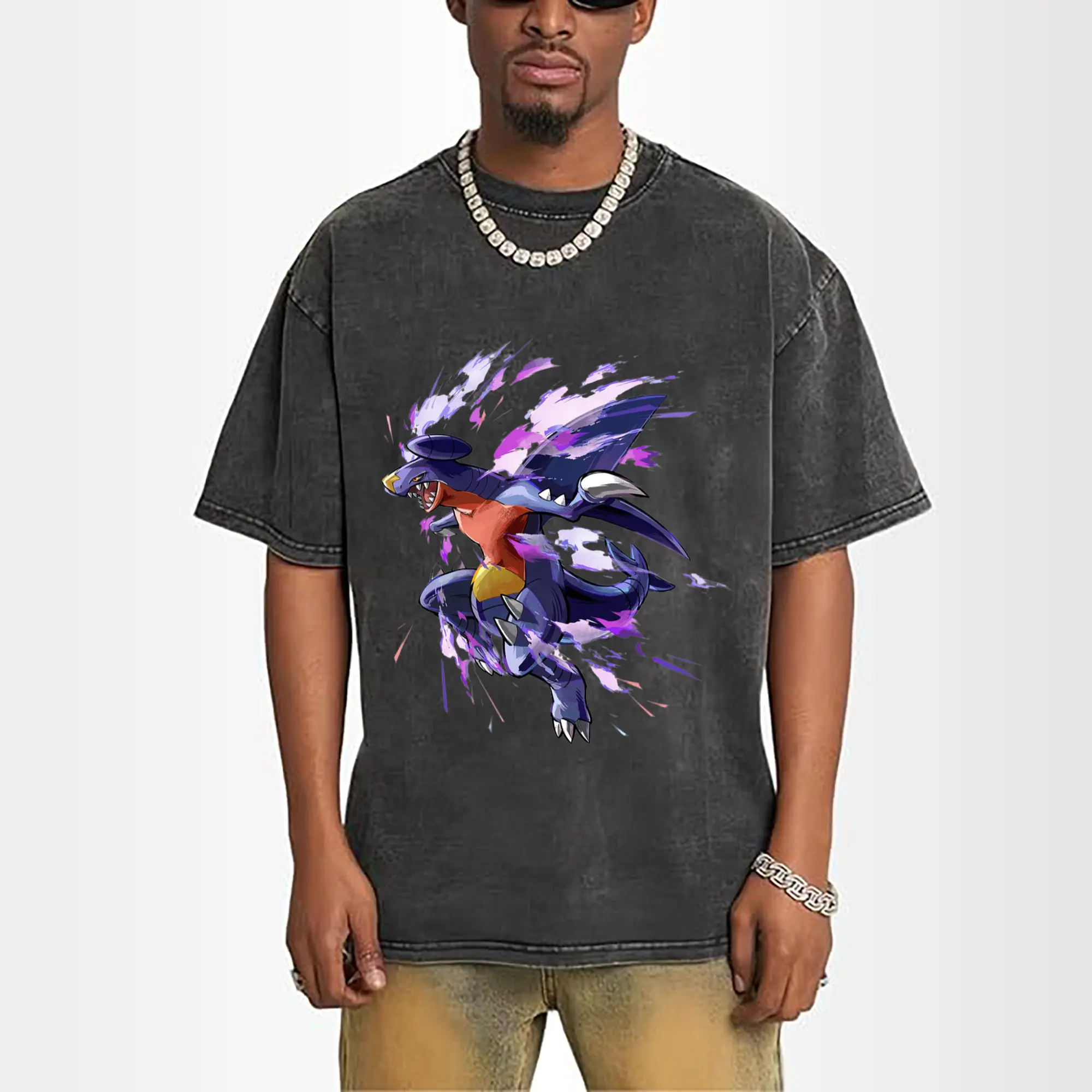 men's Garchomp art graphic t shirt​