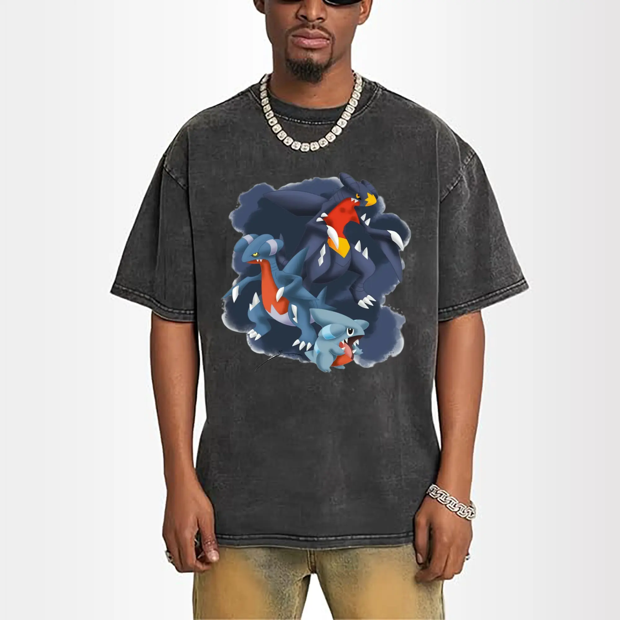 men's Garchomp graphic t shirt​