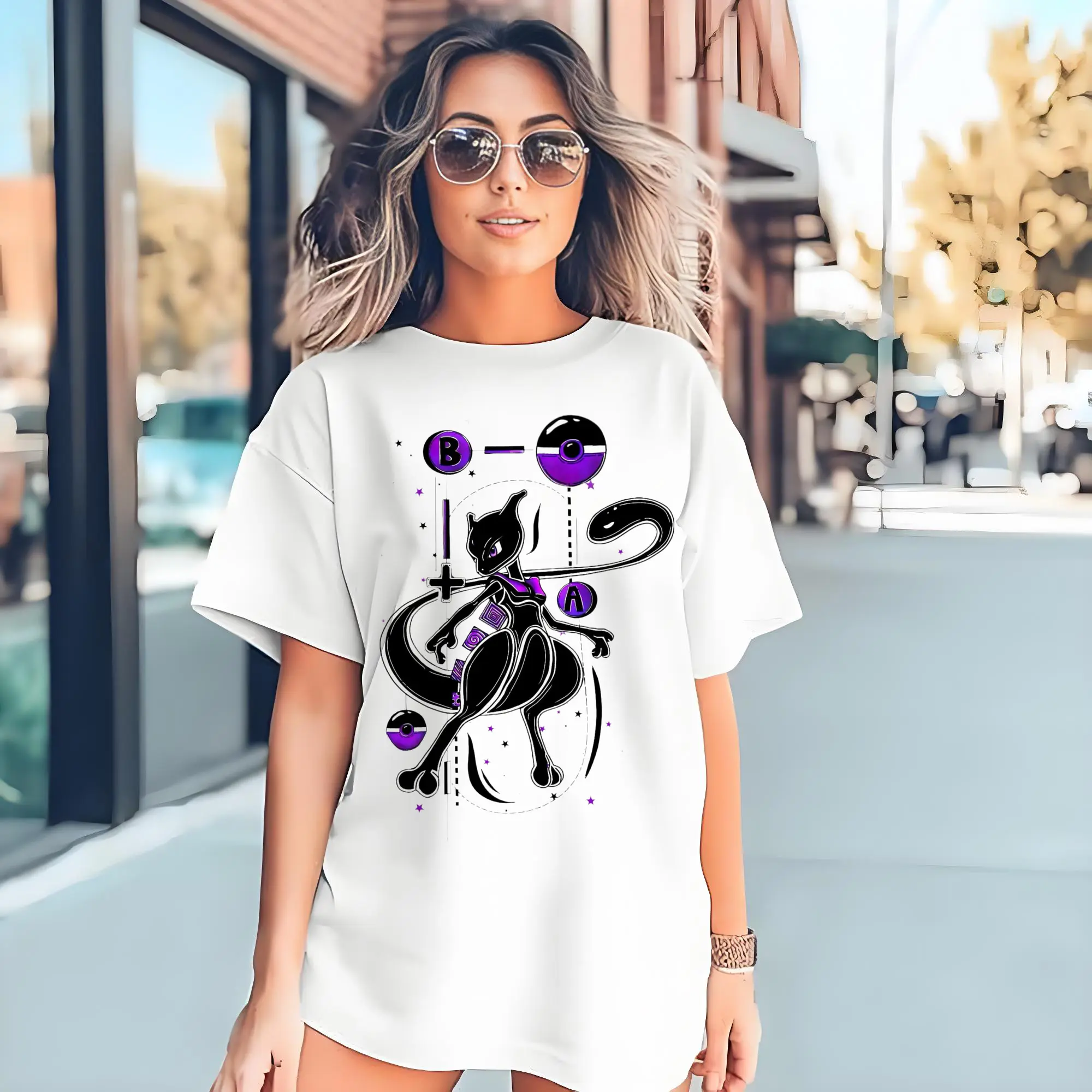 mewtwo art graphic t shirt