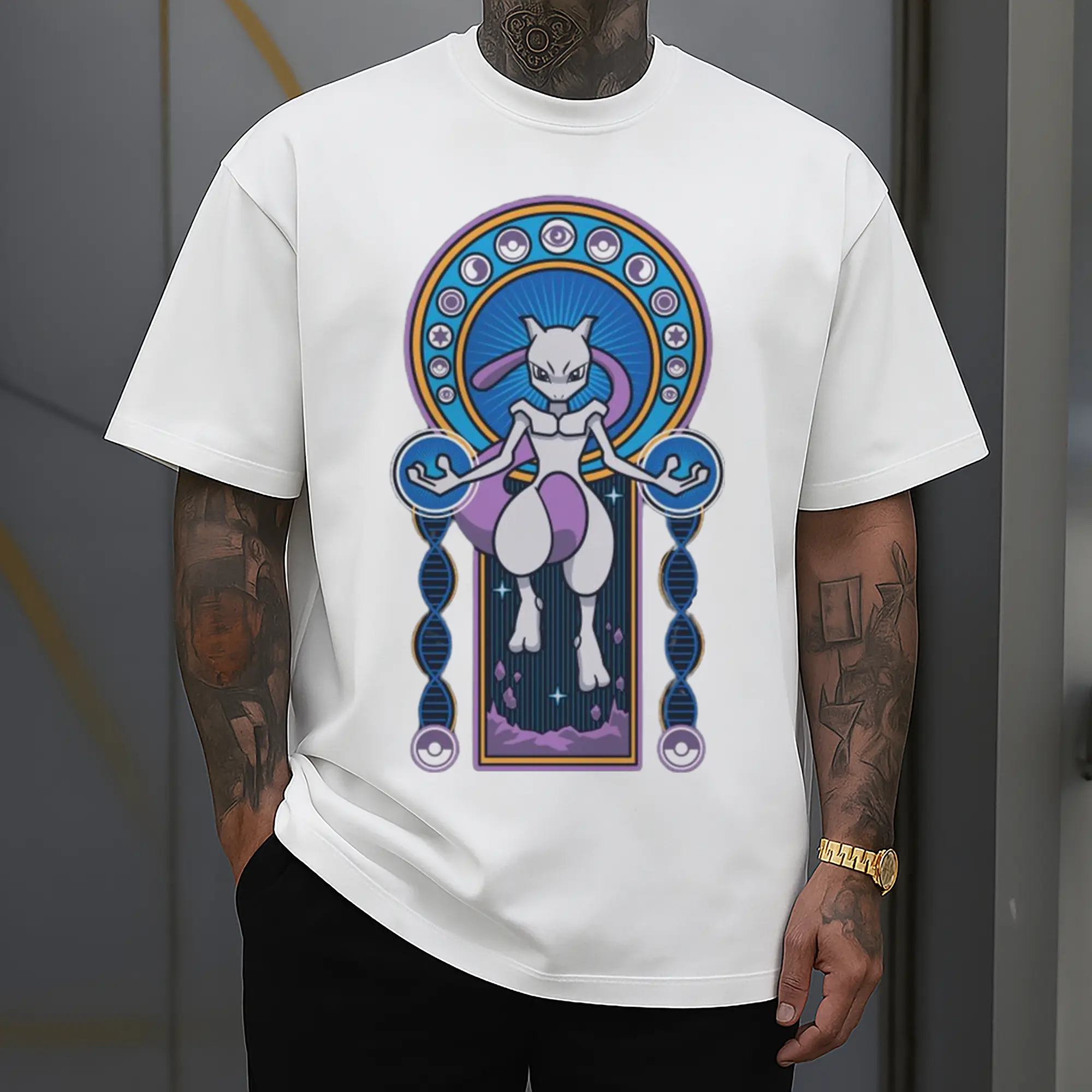 mewtwo art t shirt