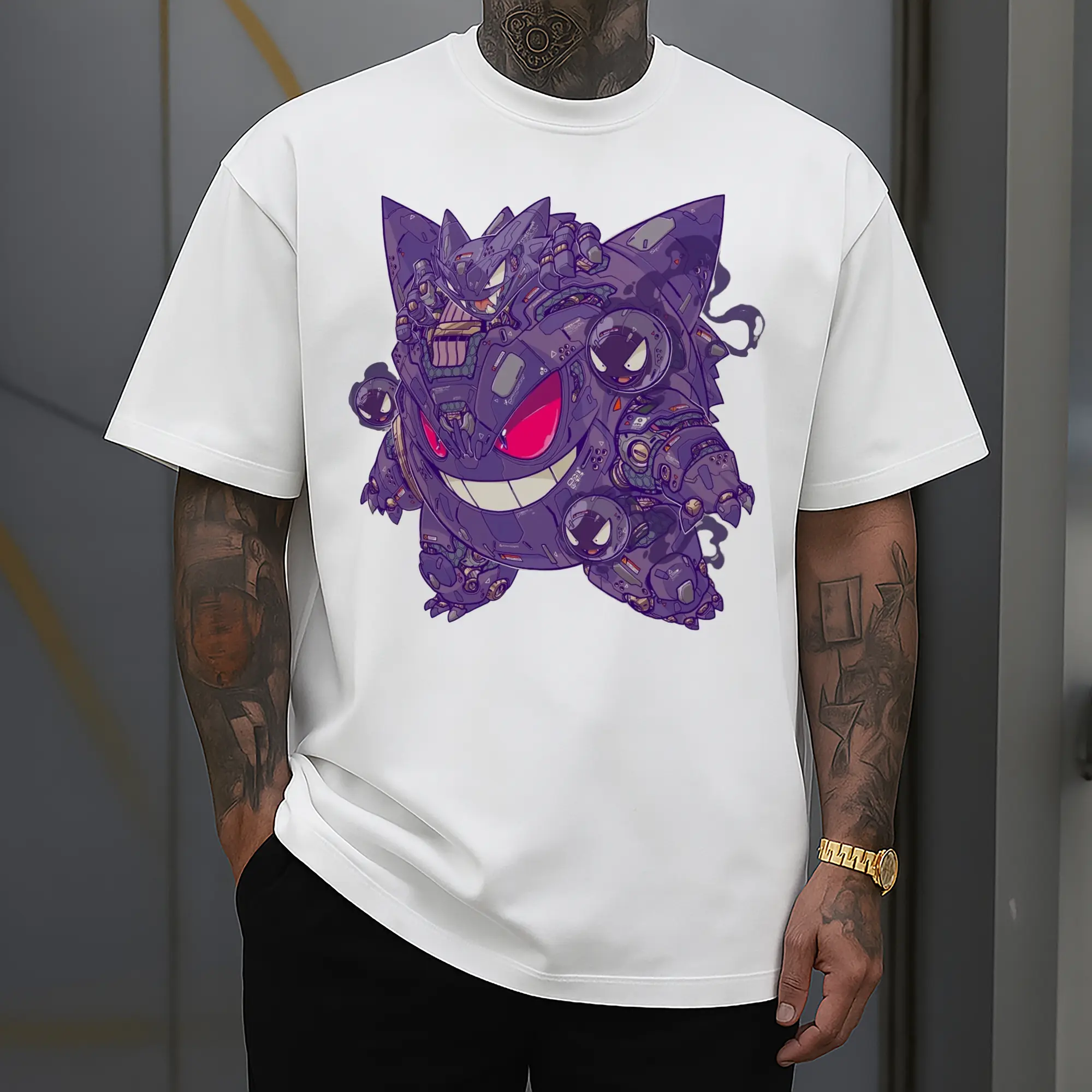 gengar face t shirt​