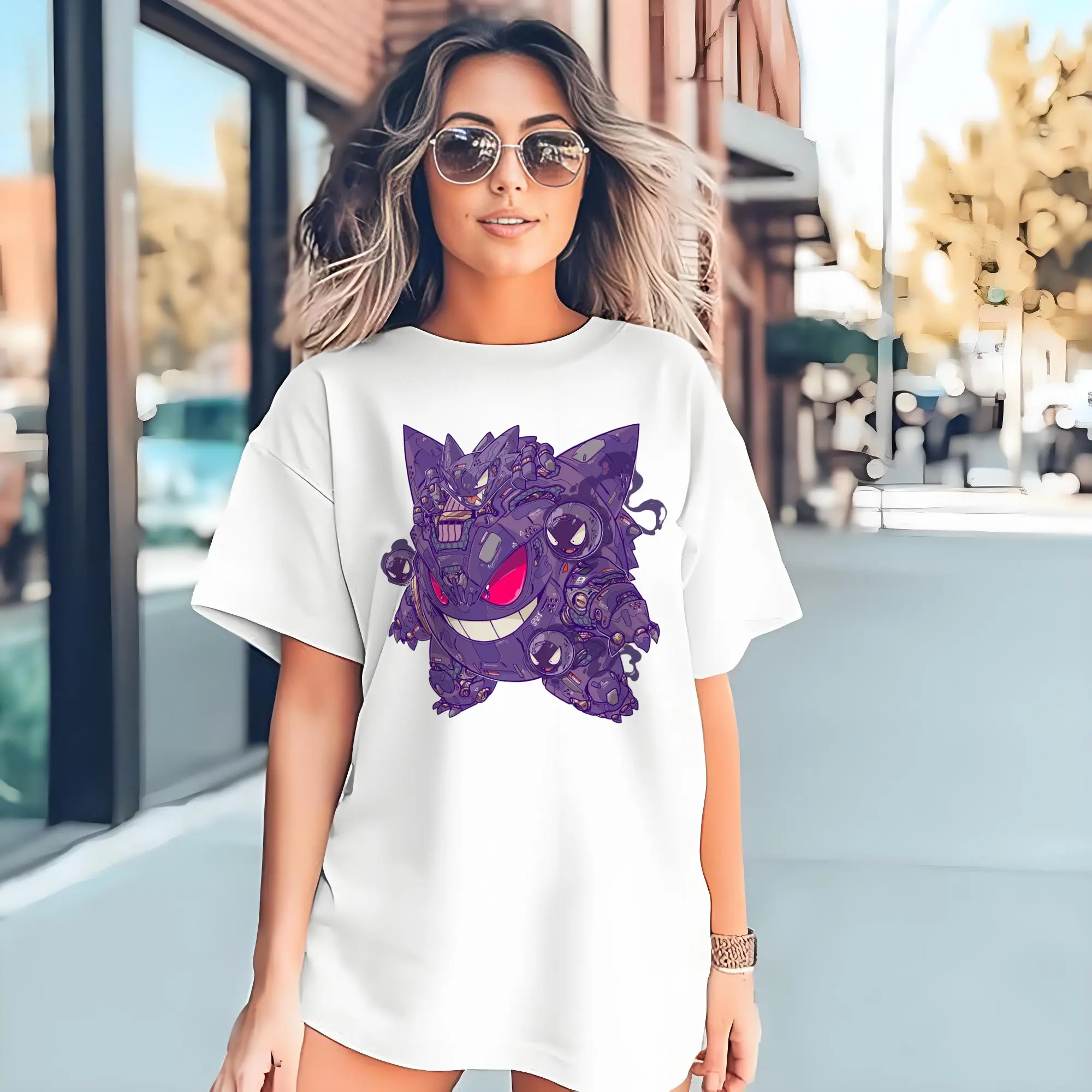 gengar face t shirt​