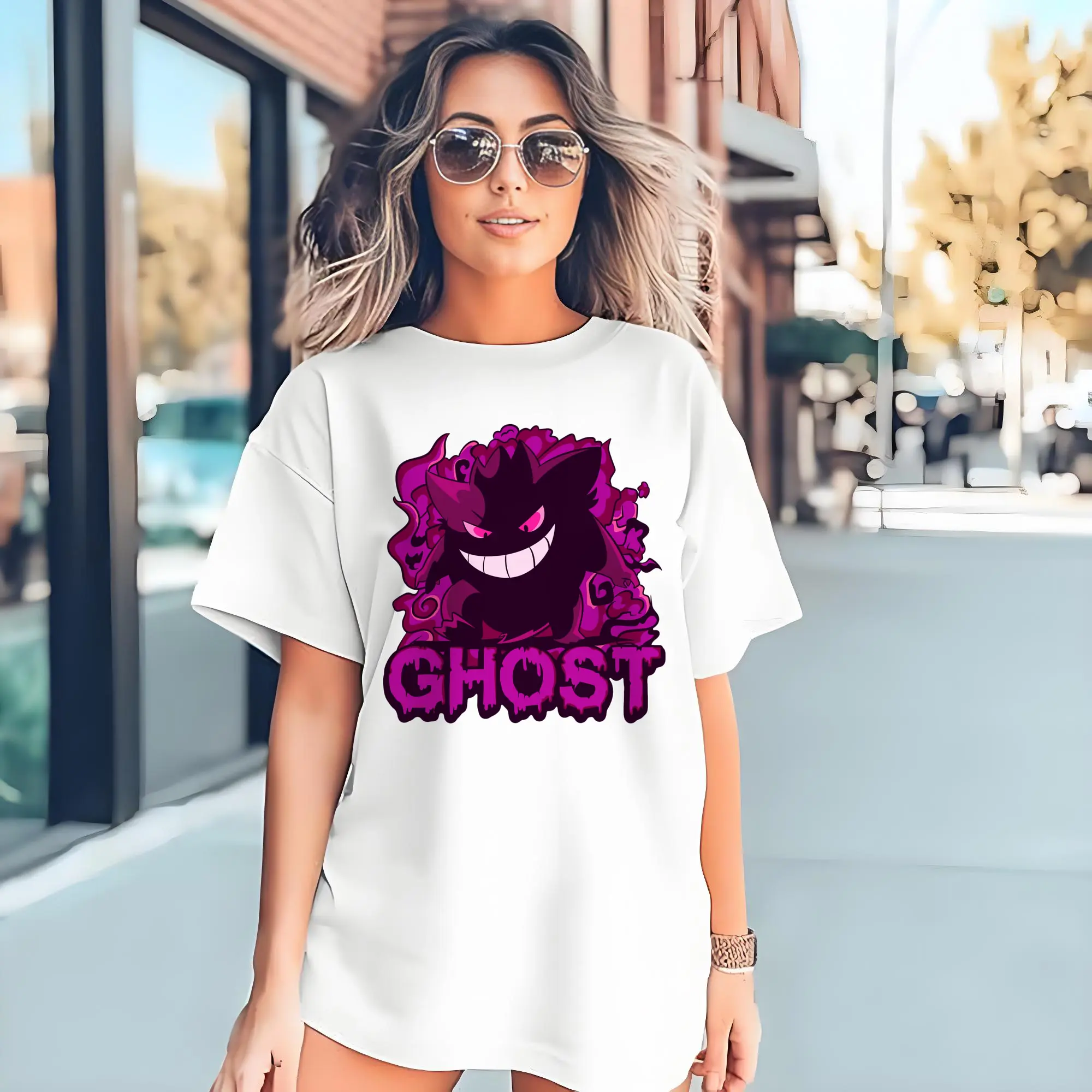 gengar ghost t shirt