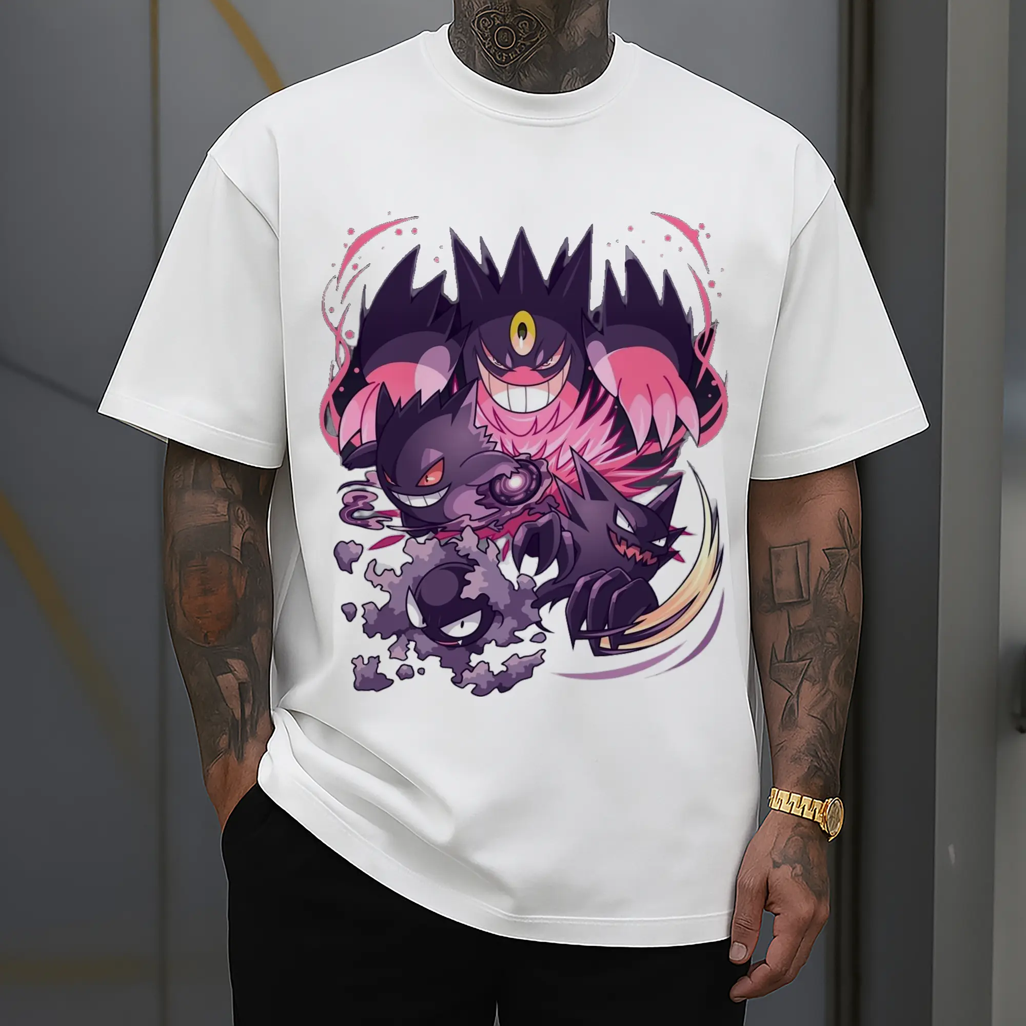 pokemen gengar college tee