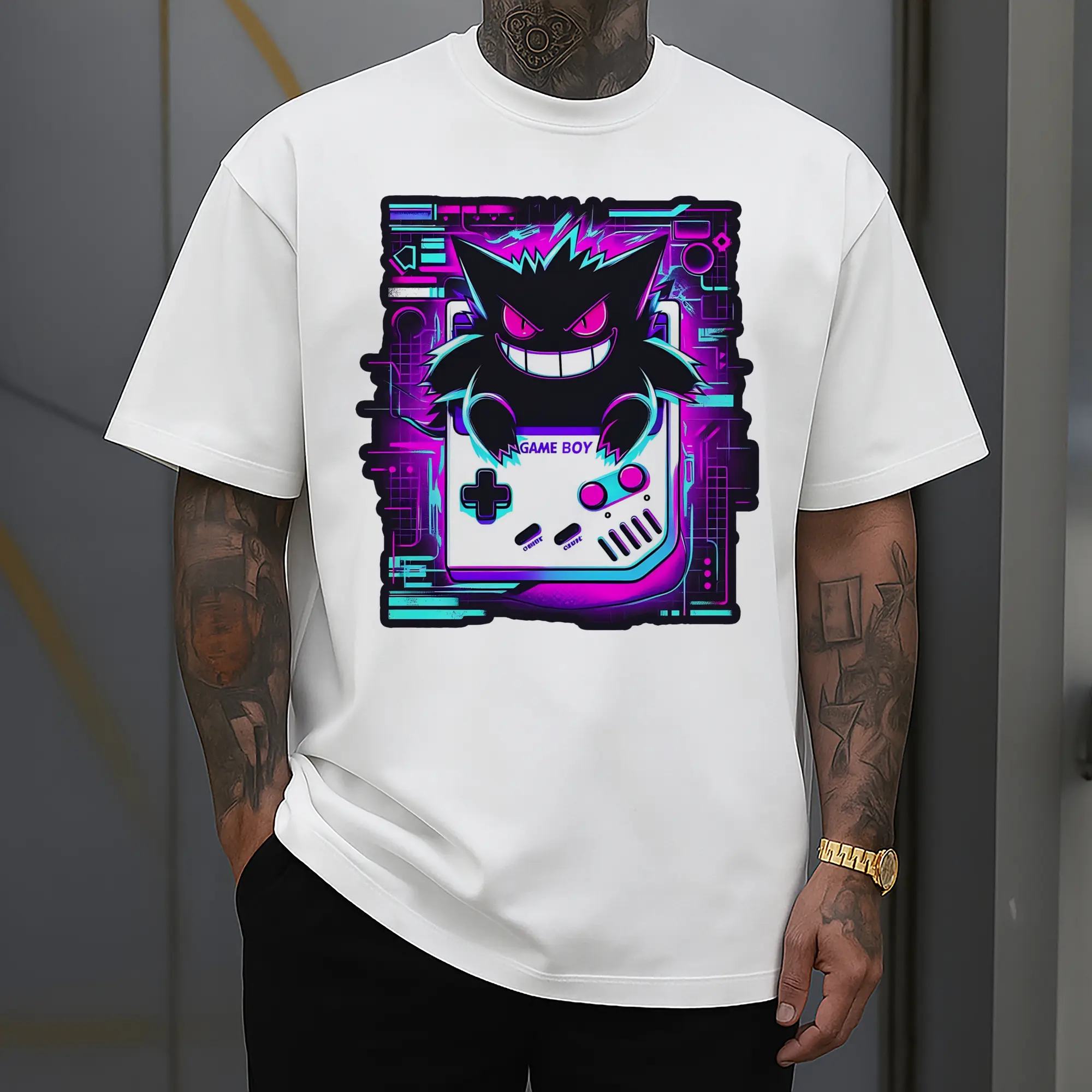 pokemon gengar art shirt