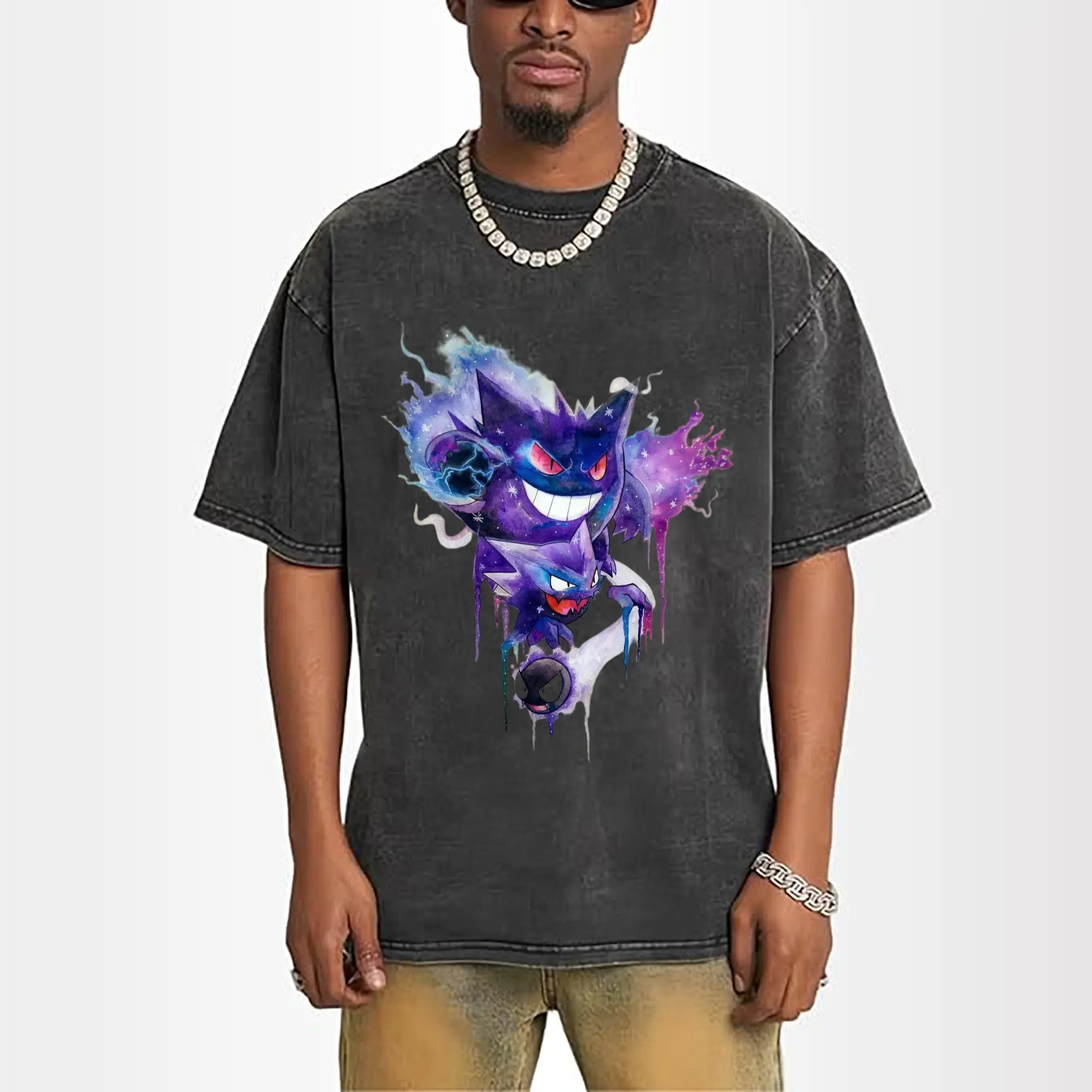 men pokemen gengar tee