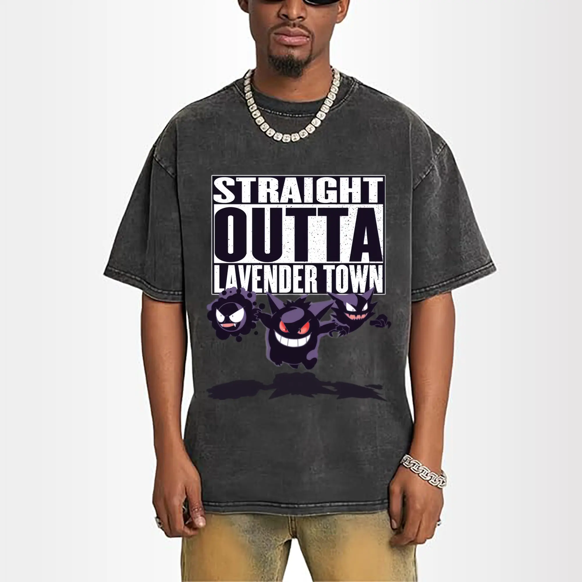 pokemen gengar college t shirt​