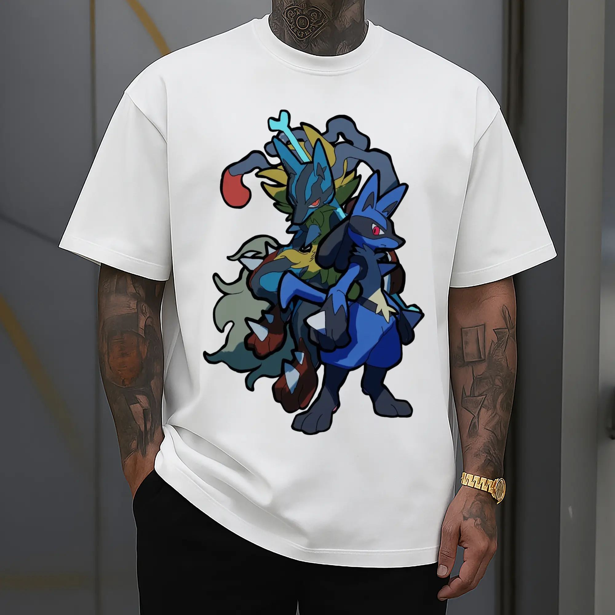 pokemon lucario tee shirt
