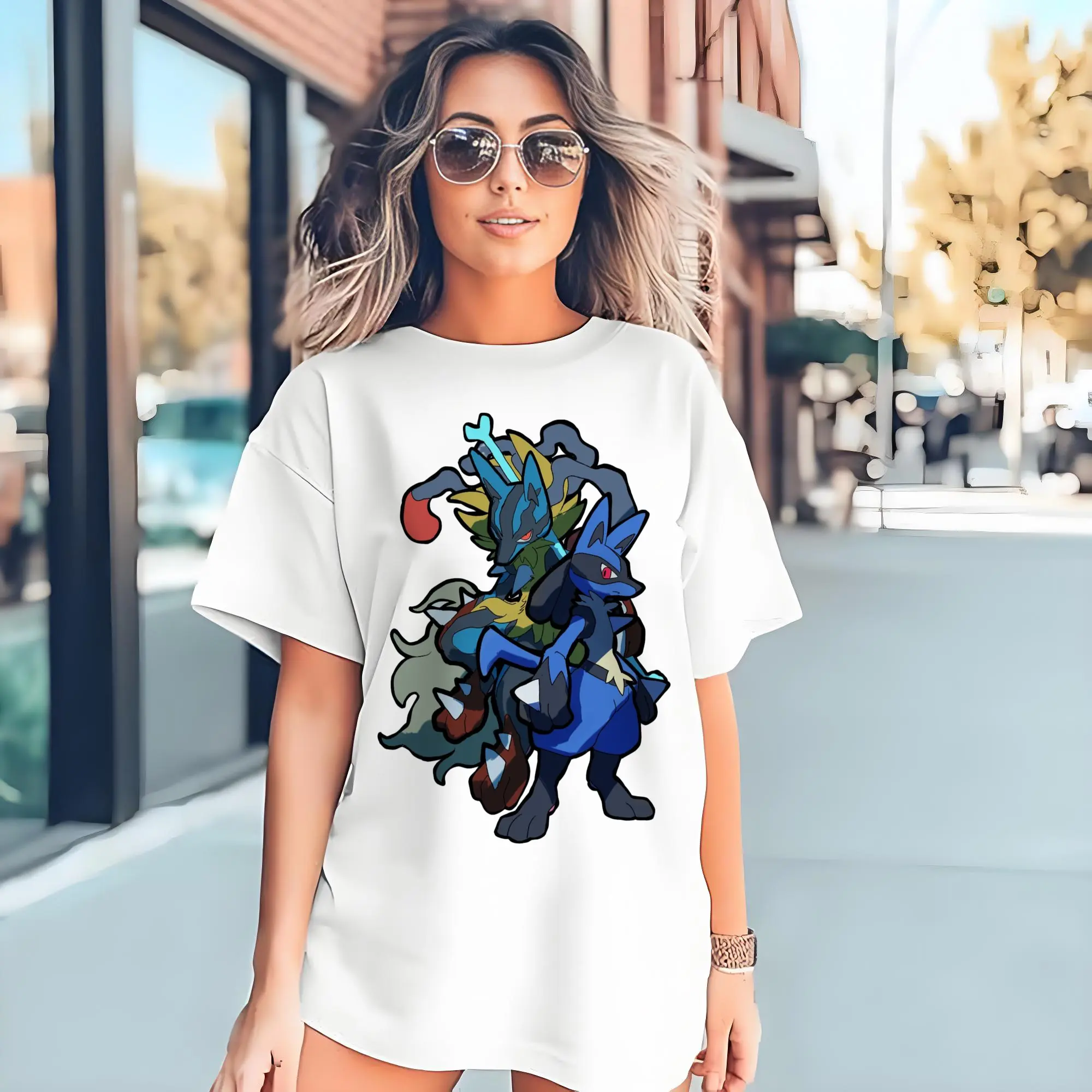 pokemon lucario tee shirt