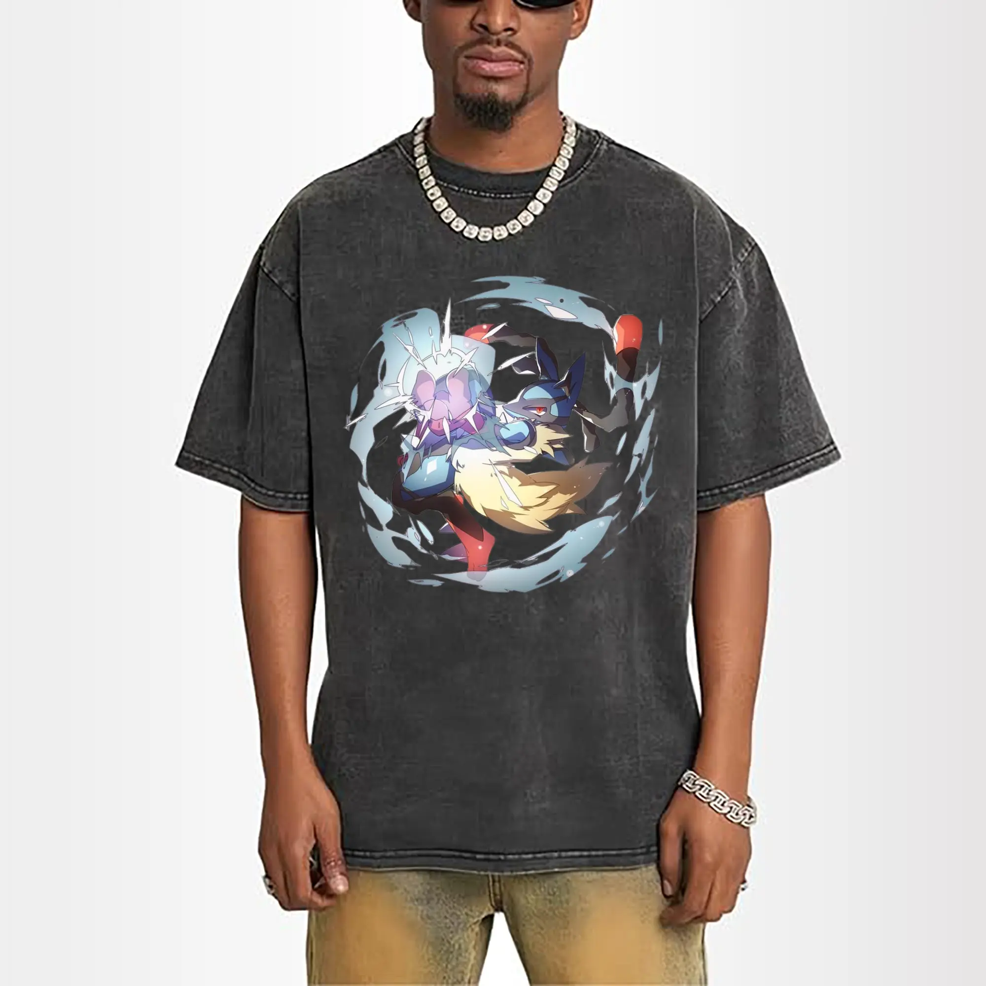 pokemon mage lucario tee shir