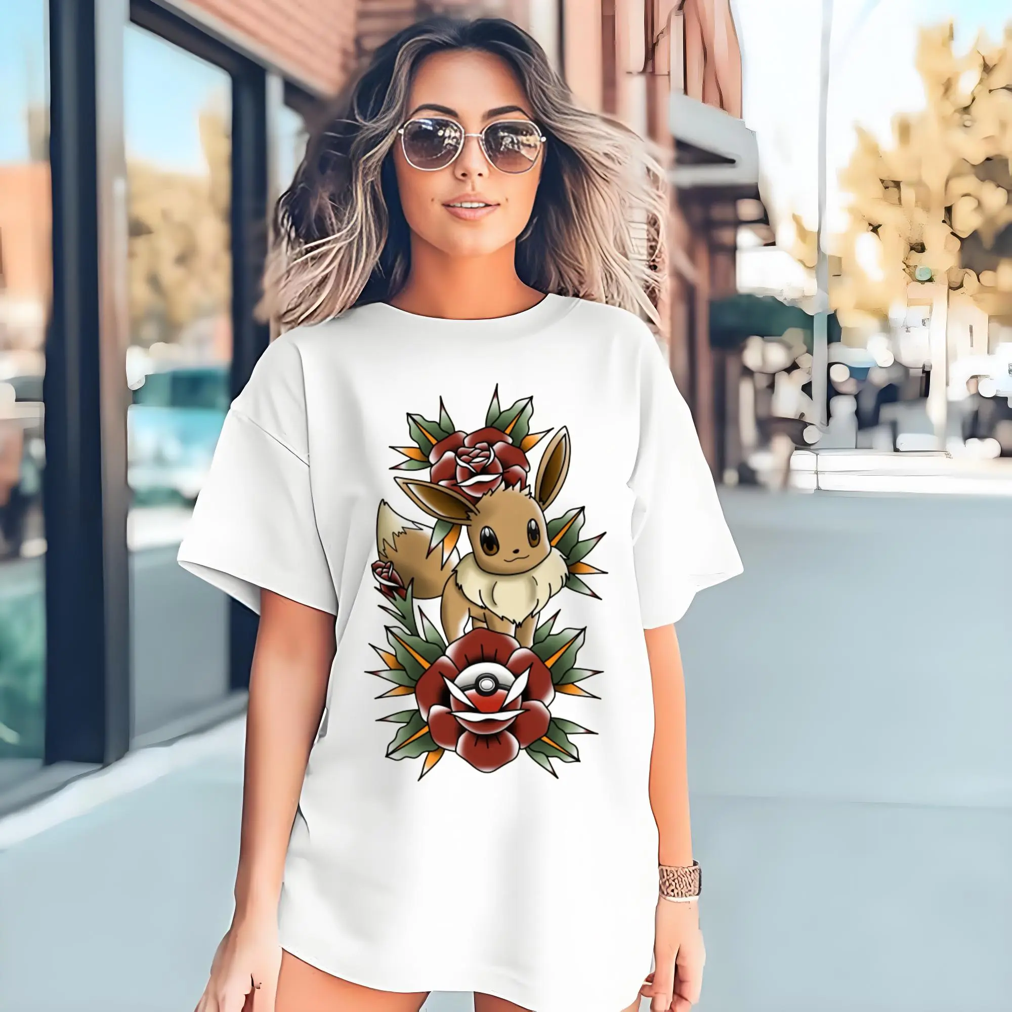 Pokemon Eevee graohic Tee