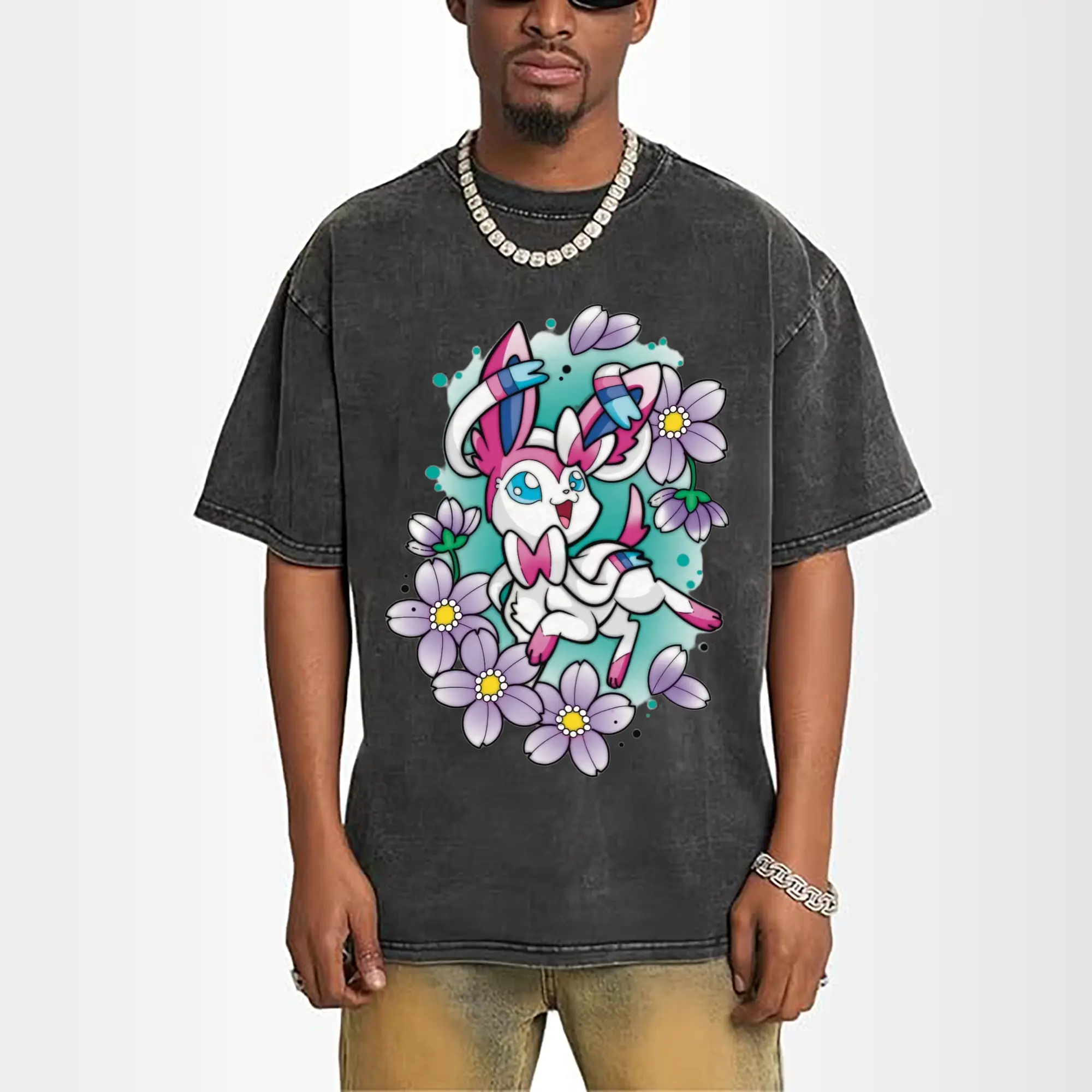 pokemon sylveon art graphic shirt