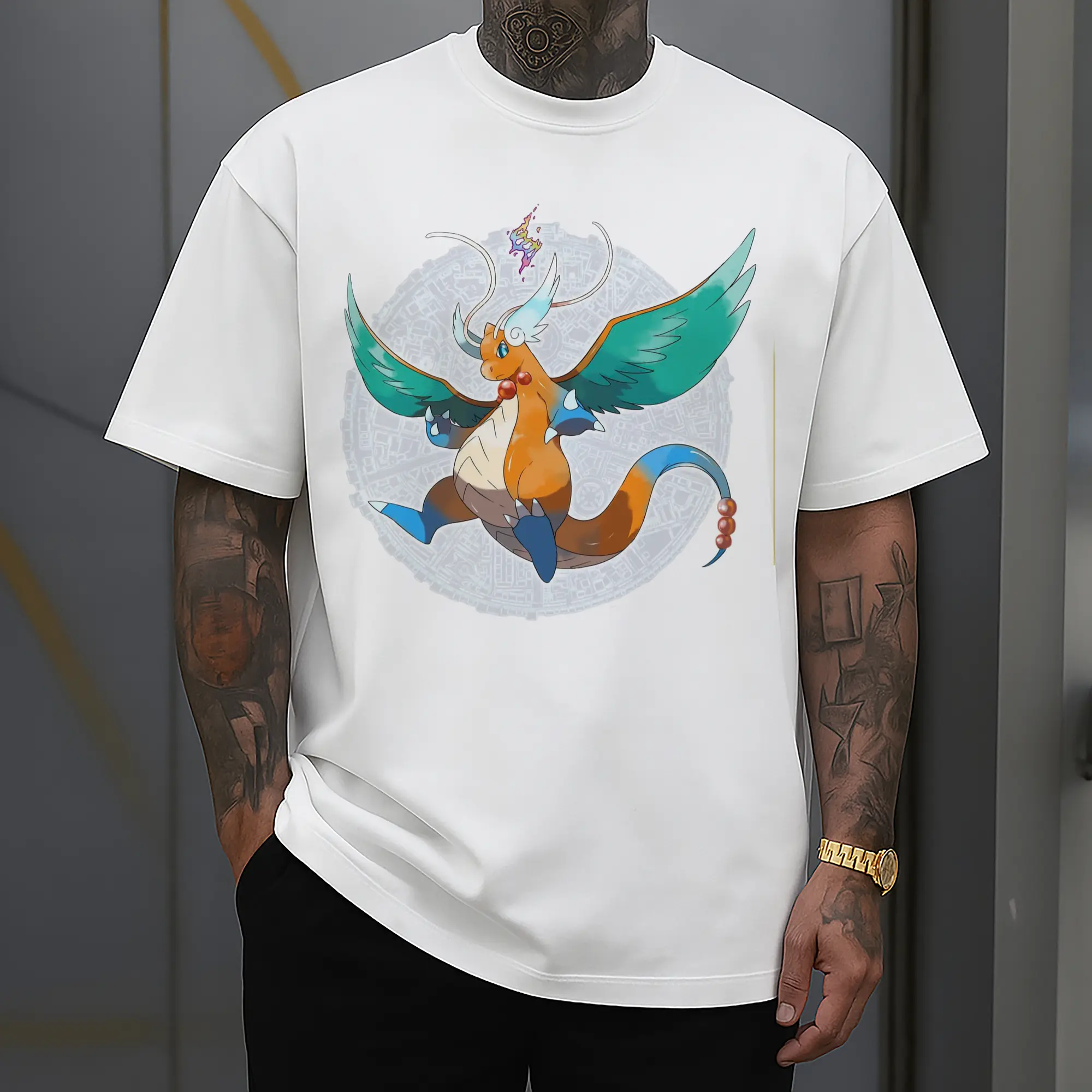 pokemon dragonite mage t-shirt​