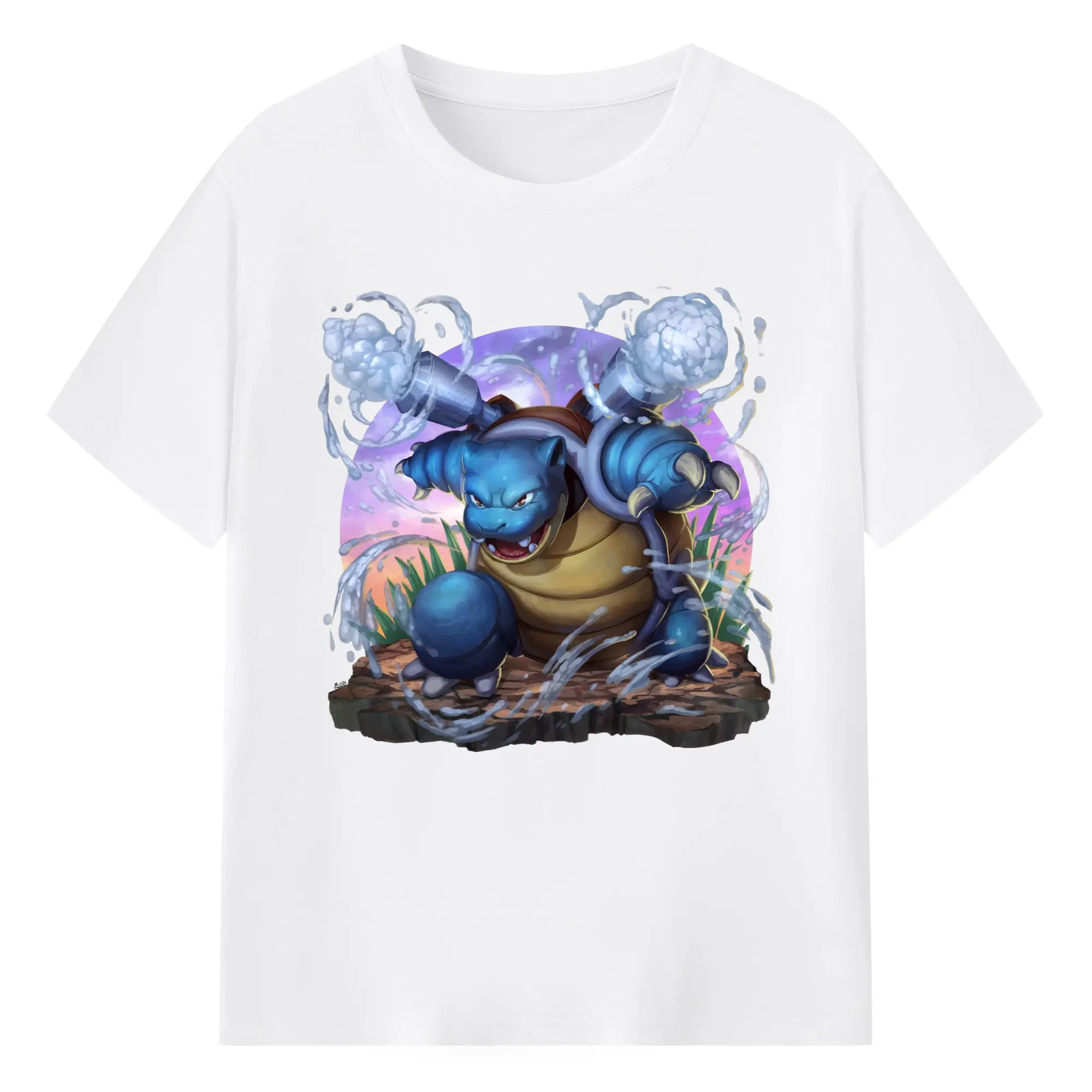 Dd69cb3423133524956e0e63037fdc9f_美图抠图20250908 - 180g Cotton T-Shirt With Front Heat Transfer Print – Soft, Lightweight, Fitted Design – Comfortable Casual Wear For Sports & Everyday Use