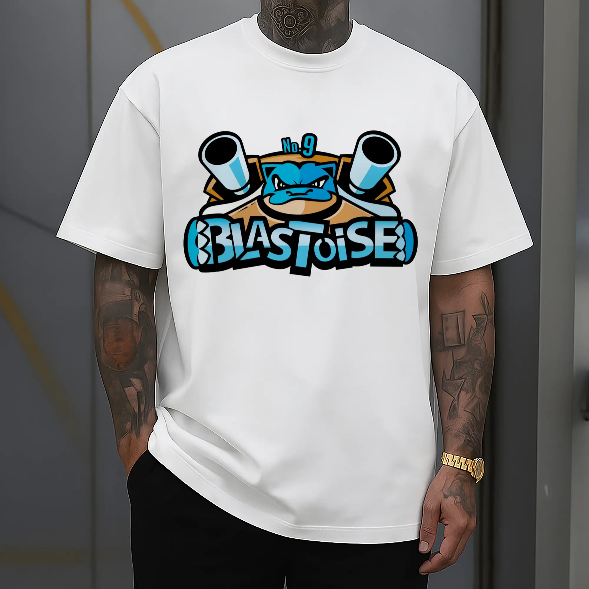 blastoise face tee shirts​