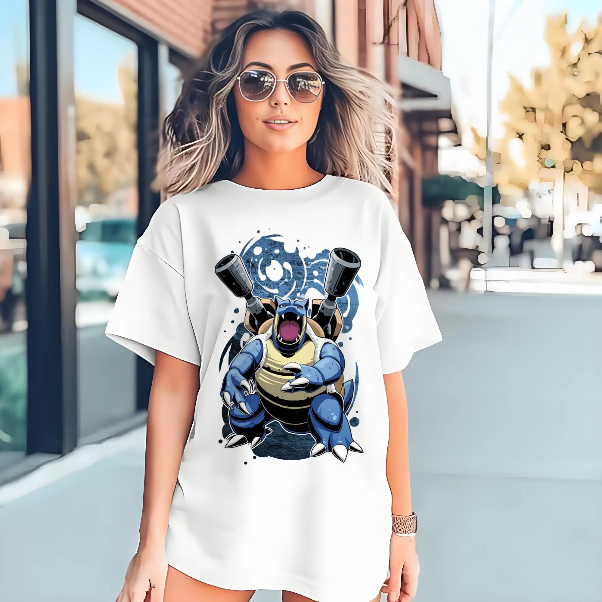 pokemon blastoise graphic tee