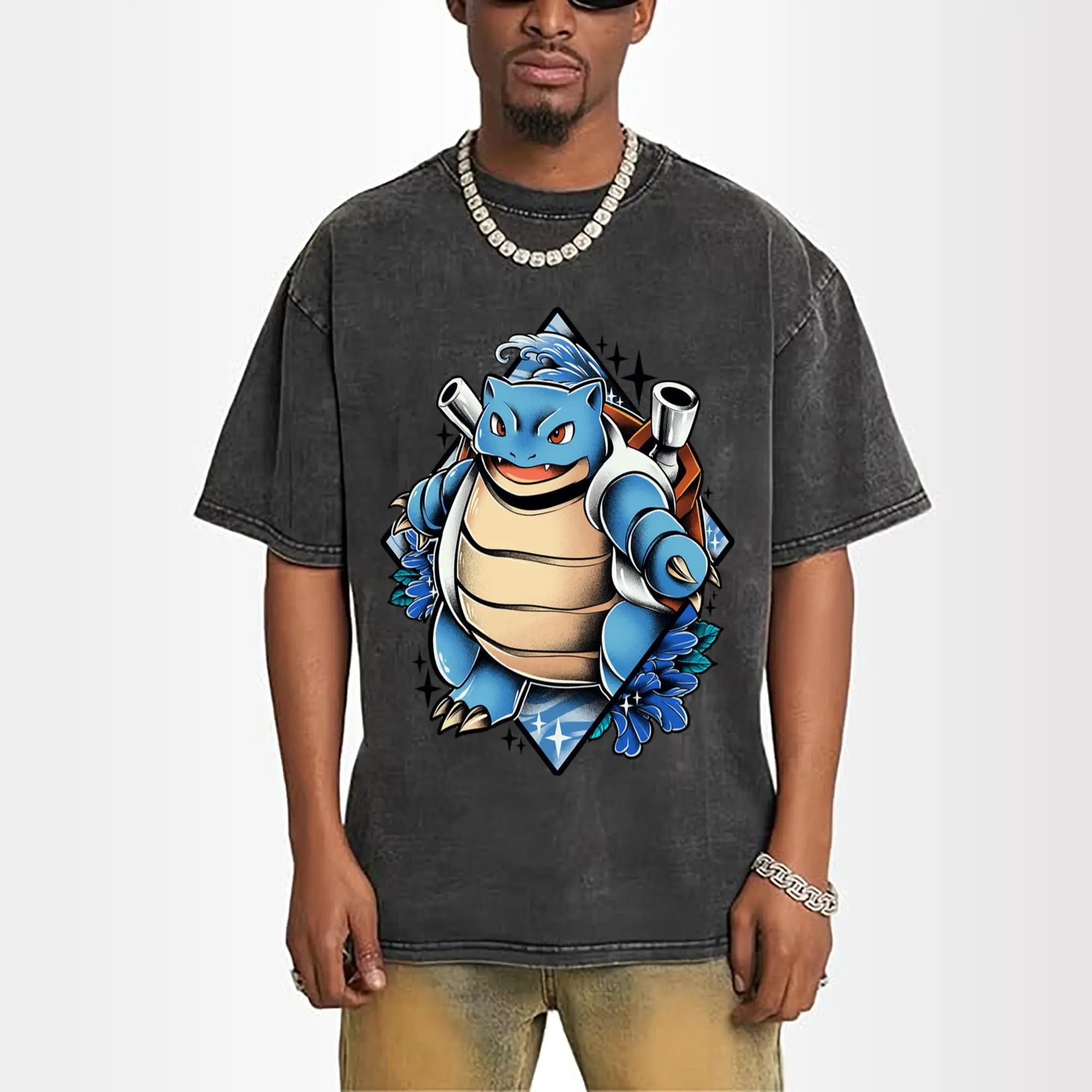 pokemon blastoise graphic shirt​