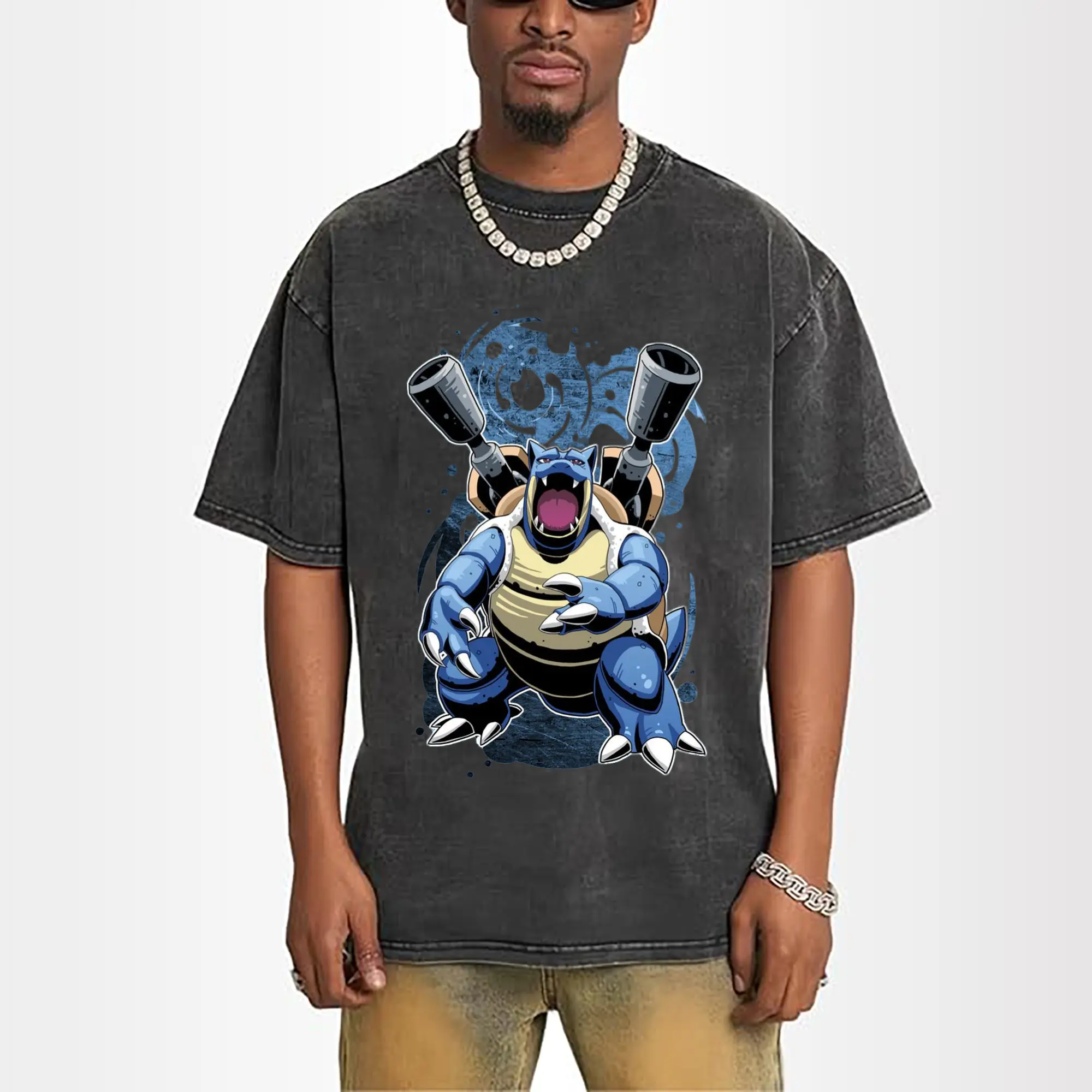 pokemon blastoise graphic tee