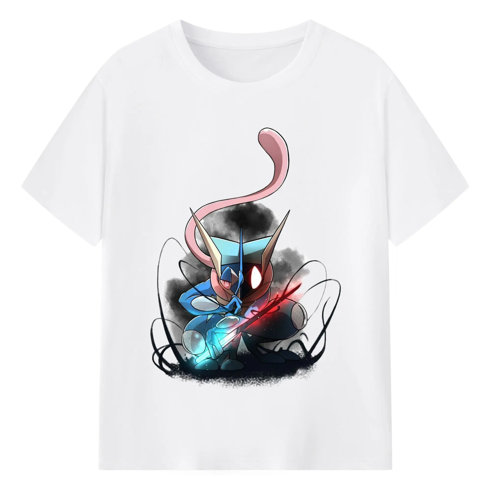 Boys greninja t-shirt - 180g Cotton T-Shirt With Front Heat Transfer Print – Soft, Lightweight, Fitted Design – Comfortable Casual Wear For Sports & Everyday Use