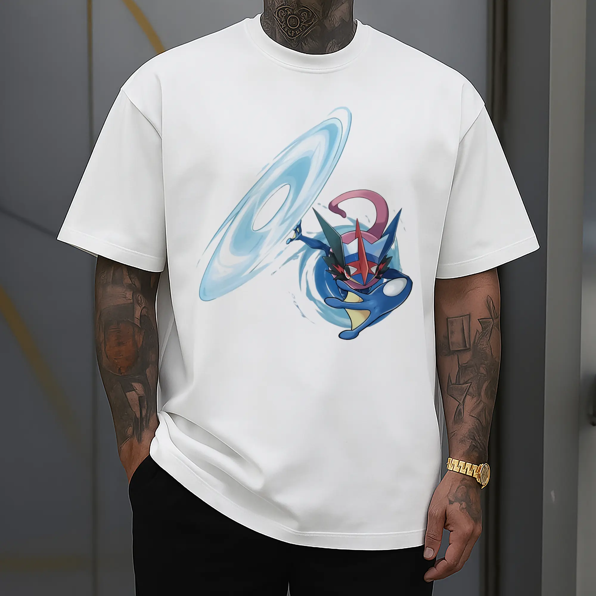 pokemon greninja graphic tee