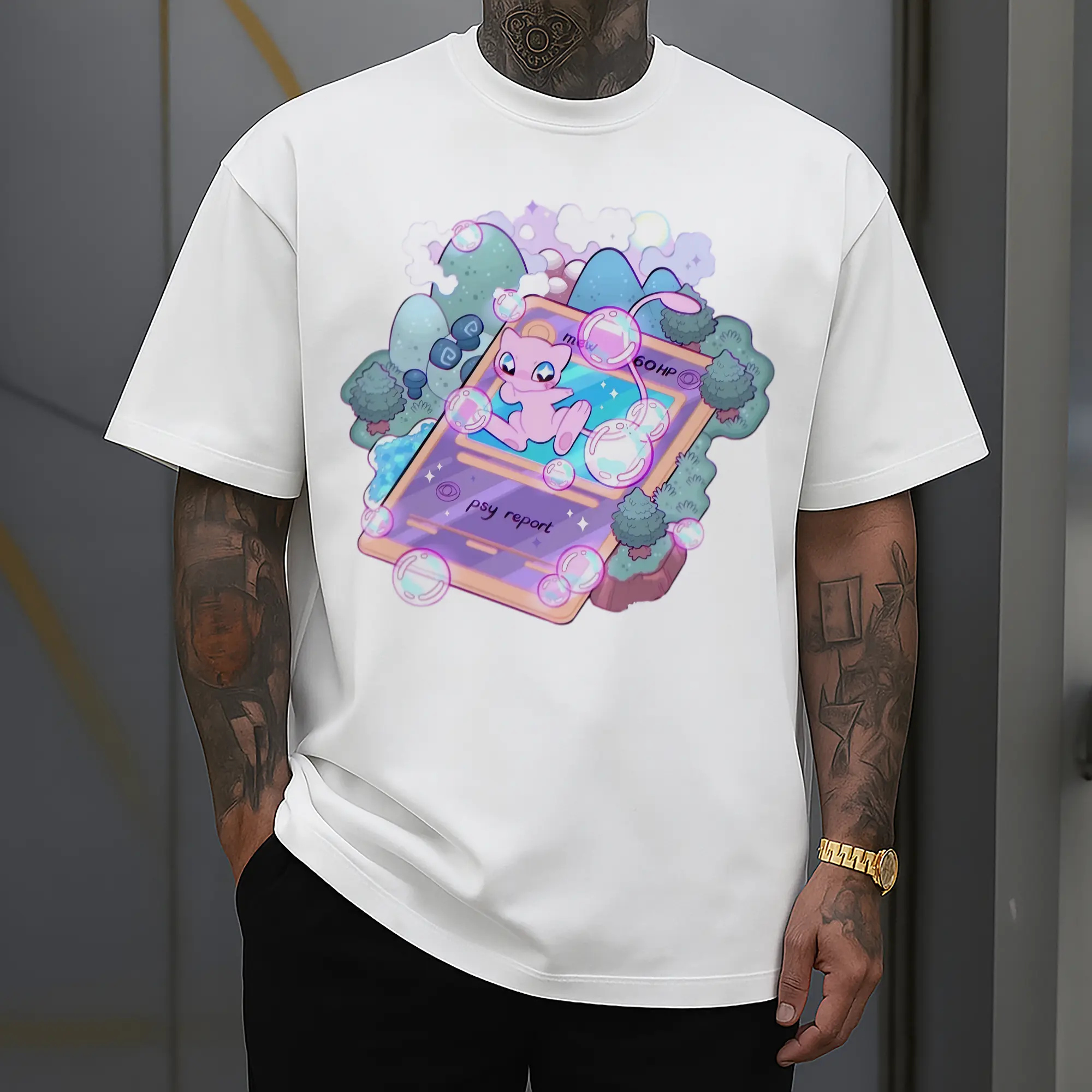 Men&#039;s mew Graphic Tee