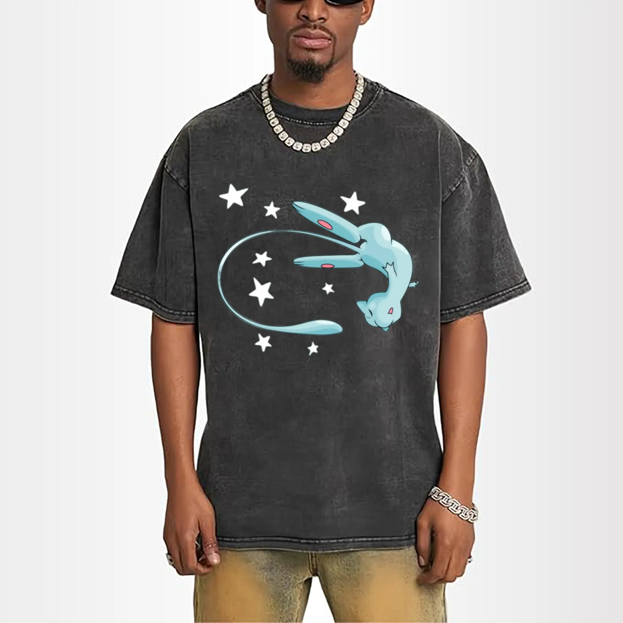 pokemon blue mew shirt