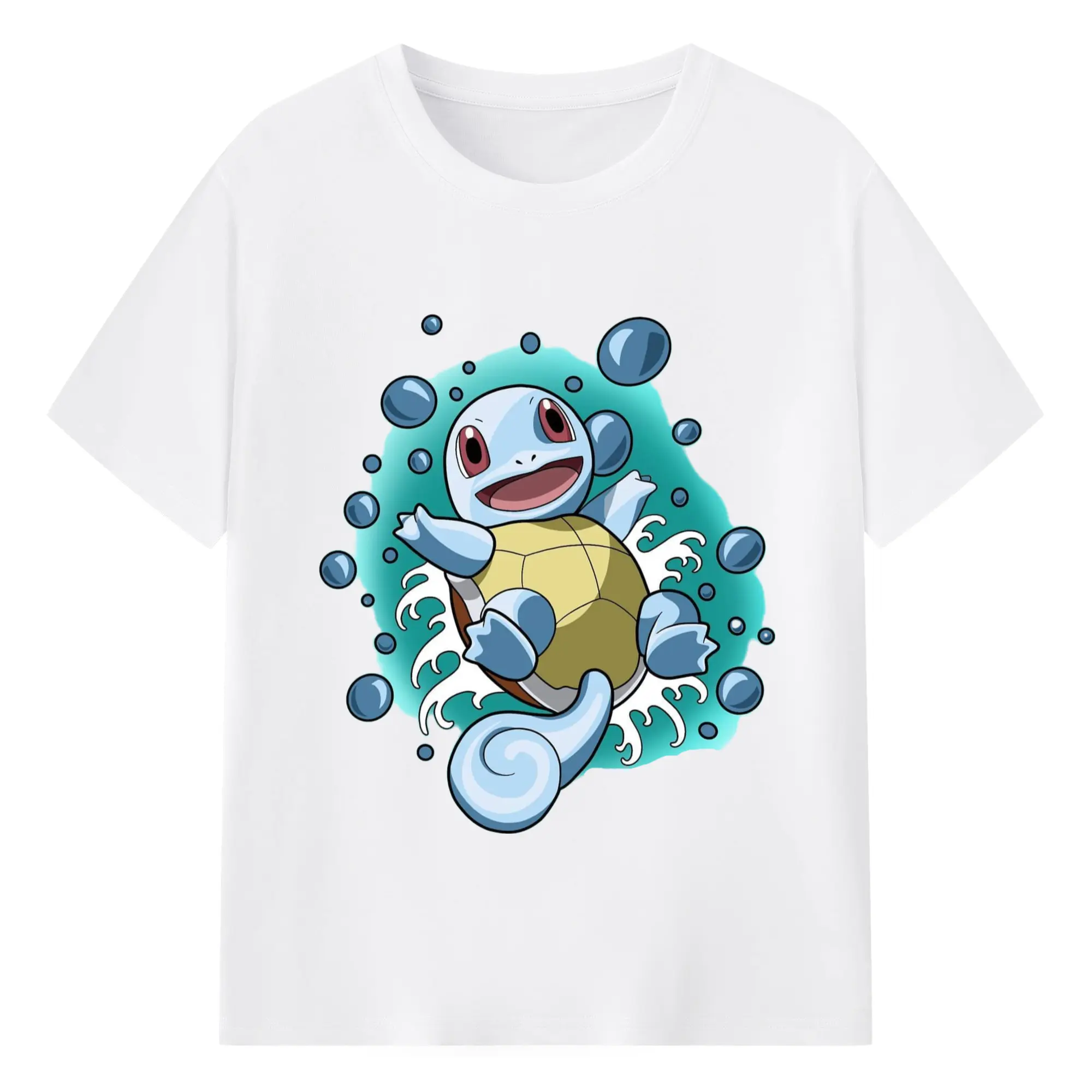 F0404a5c6ff04559b738e770f4873058_美图抠图20250909 - 180g Cotton T-Shirt With Front Heat Transfer Print – Soft, Lightweight, Fitted Design – Comfortable Casual Wear For Sports & Everyday Use