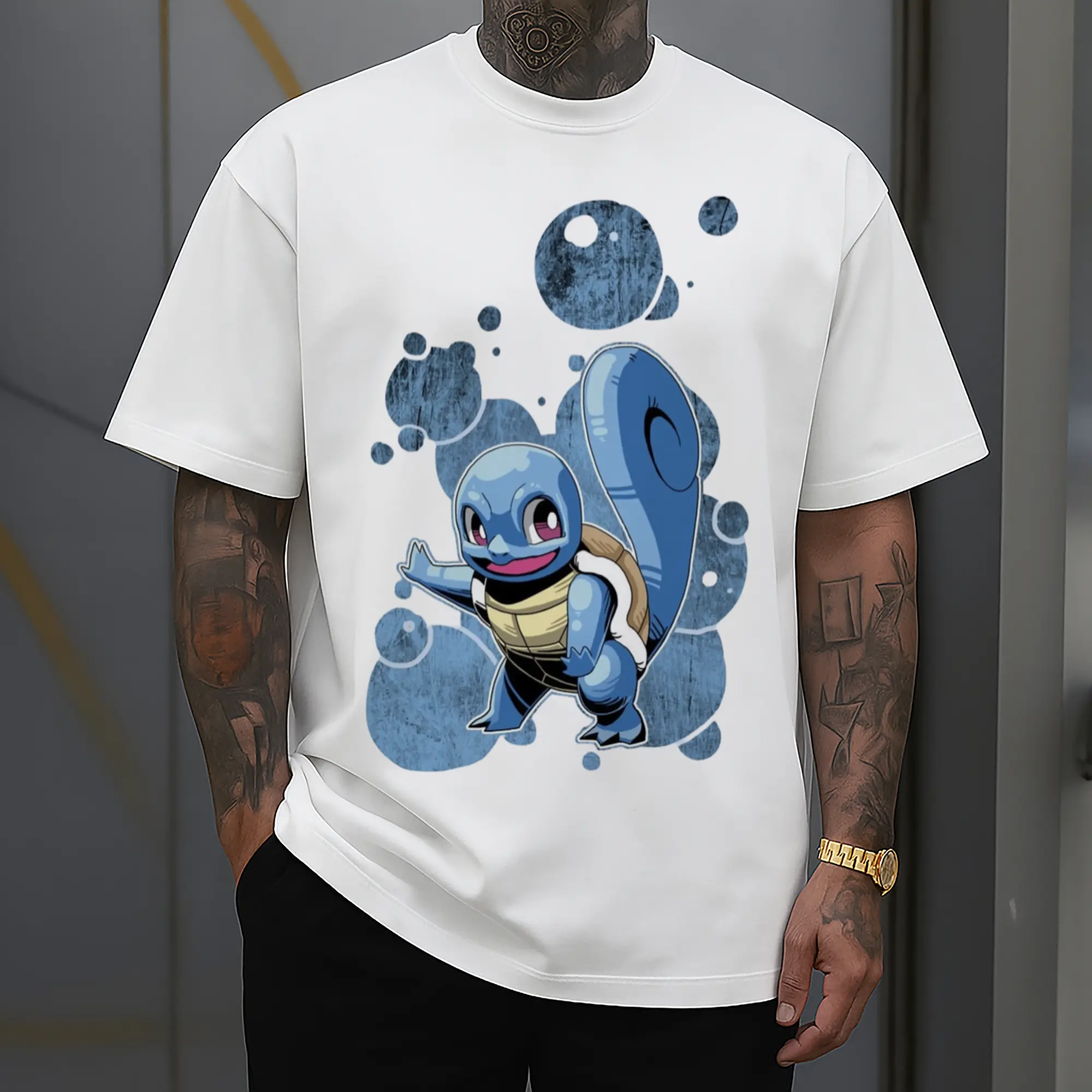 pokemon squirtle graphic tee