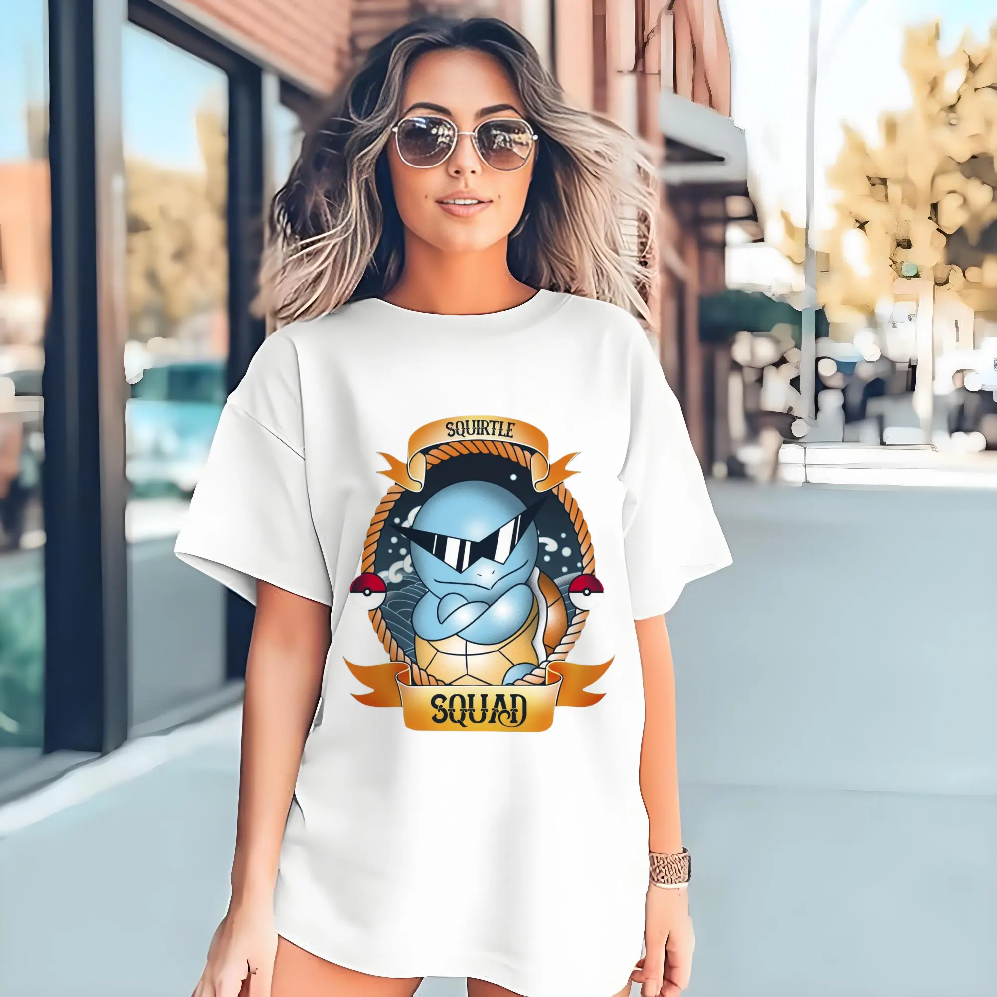 pokemon squirtle icon t shirt​