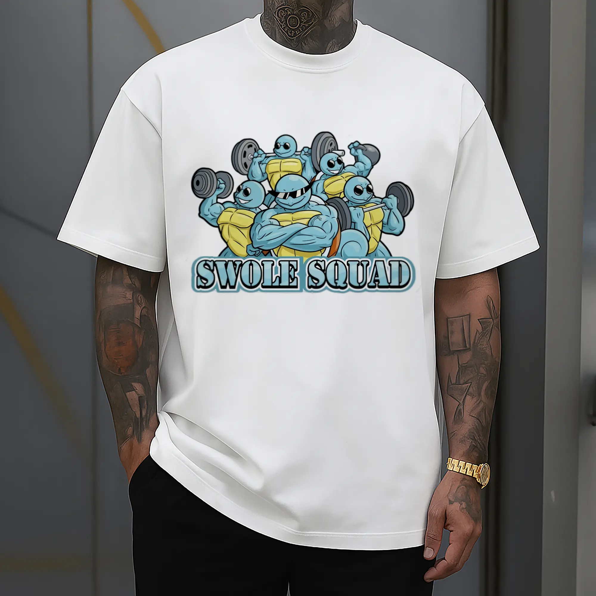 pokemon squirtle squad art shirt​