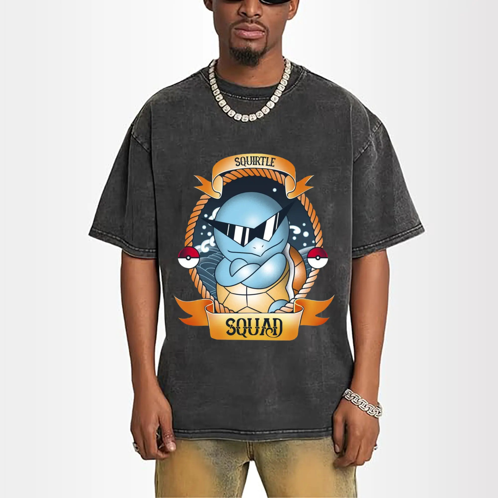 pokemon squirtle icon t shirt​