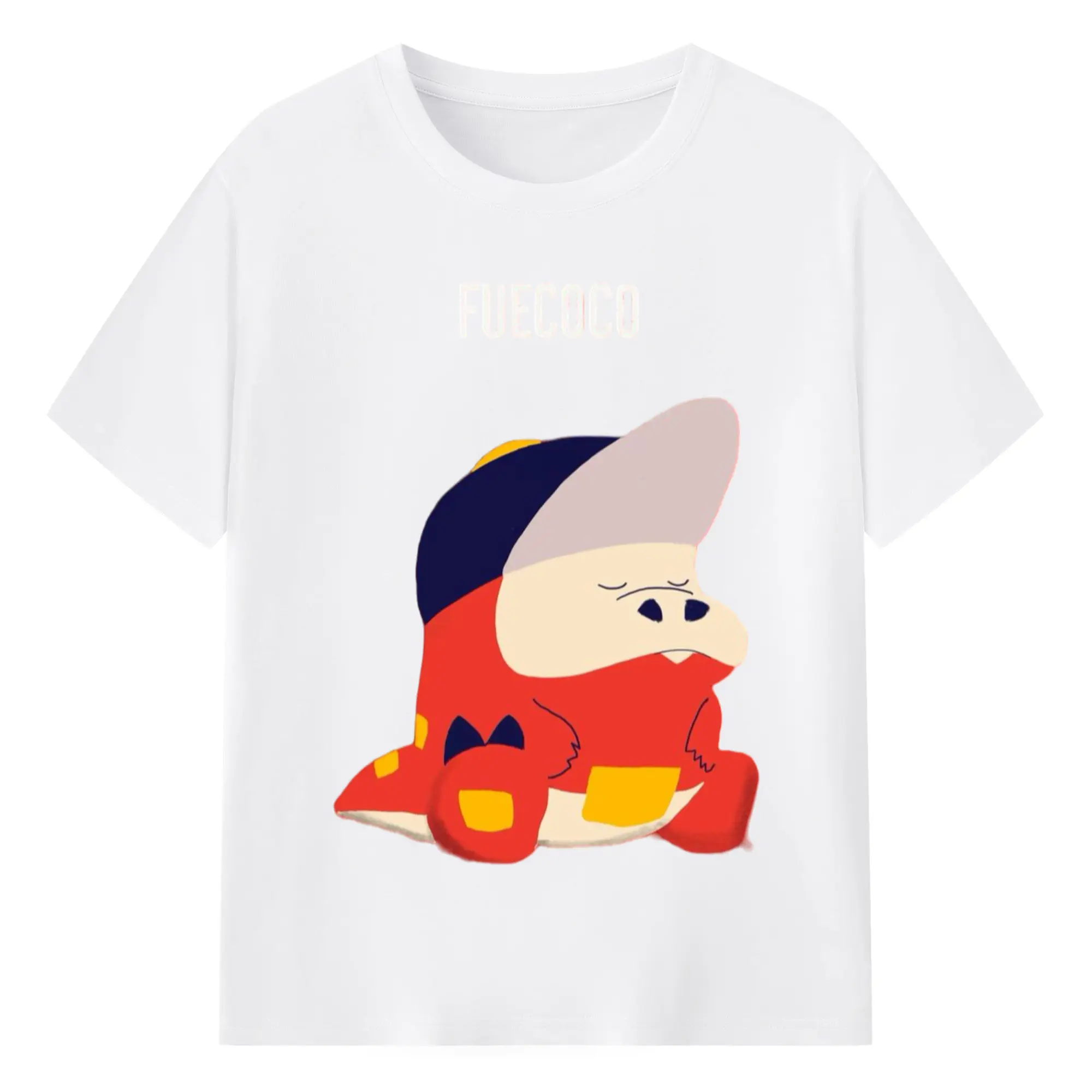 Fuecoco graphic tee - 180g Cotton T-Shirt With Front Heat Transfer Print – Soft, Lightweight, Fitted Design – Comfortable Casual Wear For Sports & Everyday Use