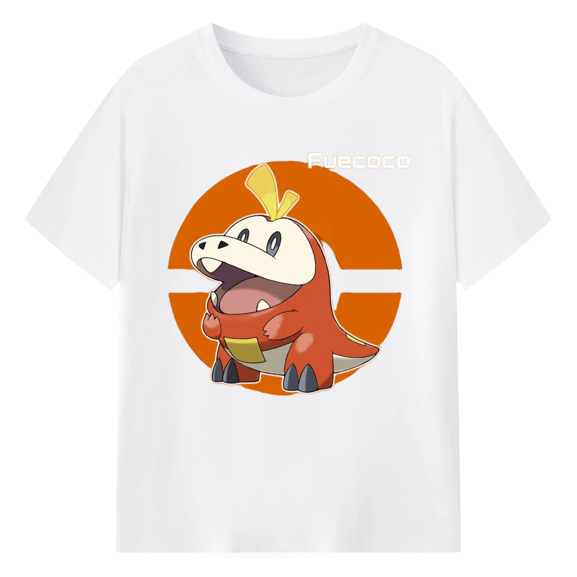 Men's fuecoco graphic t-shirt - 180g Cotton T-Shirt With Front Heat Transfer Print – Soft, Lightweight, Fitted Design – Comfortable Casual Wear For Sports & Everyday Use