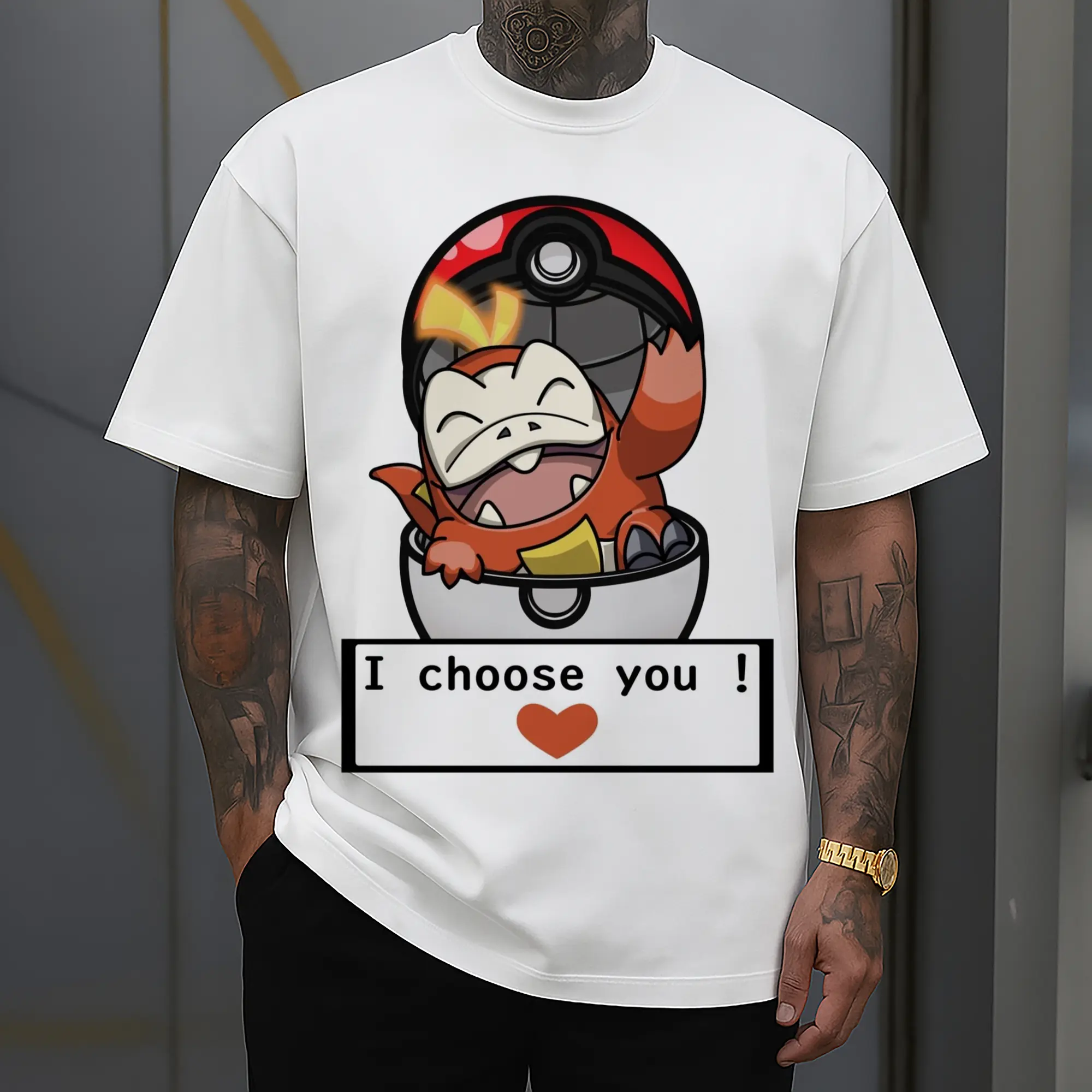 Men's Pokemon Fuecoco Tee