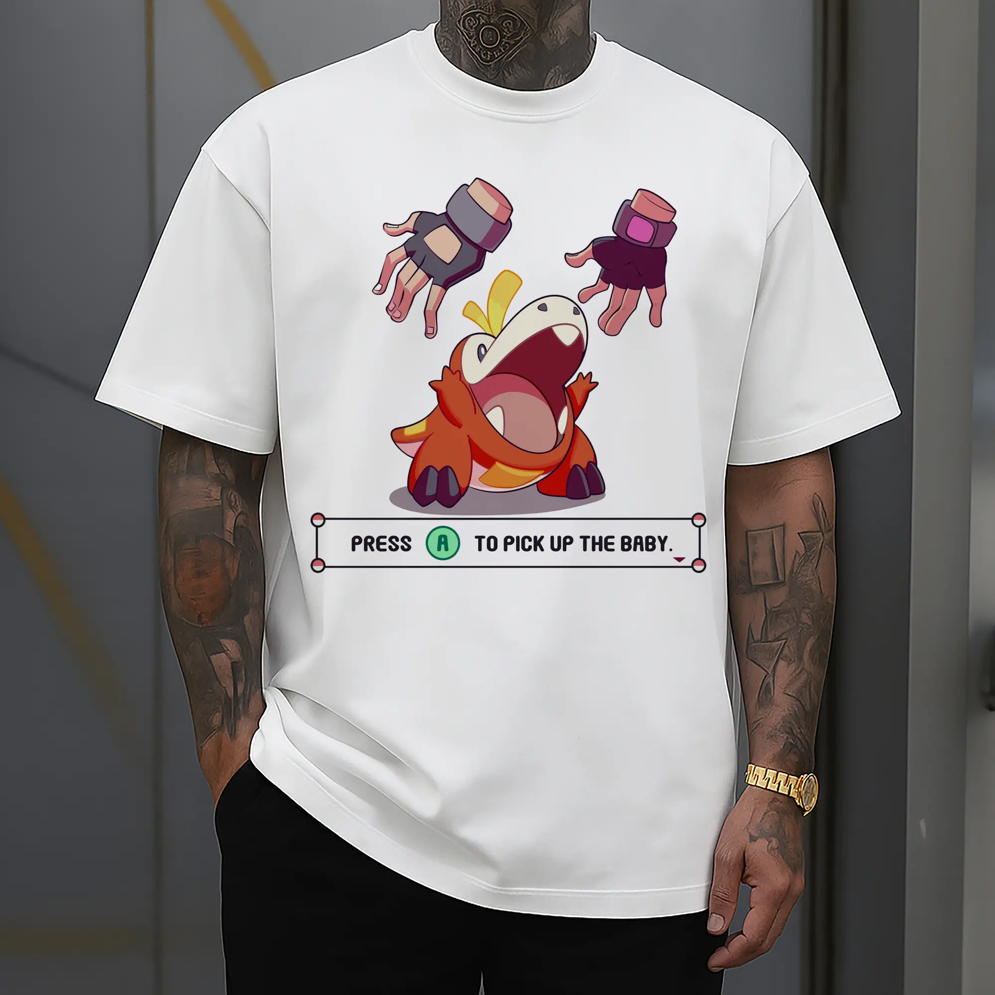 Men's Pokemon Fuecoco T-Shirt