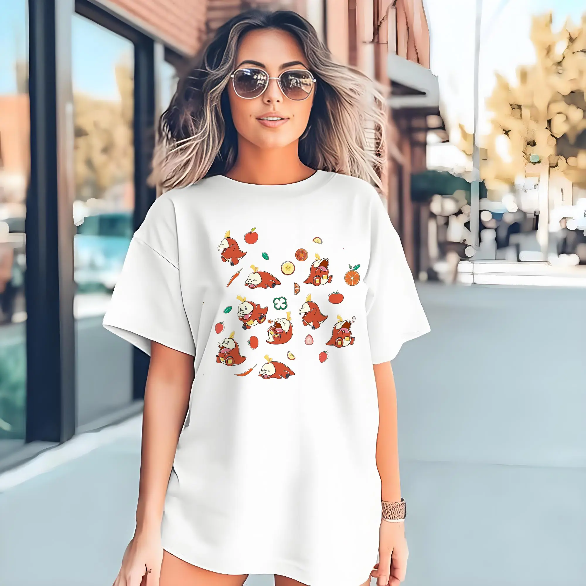 pokemon Fuecoco collage T-Shirt