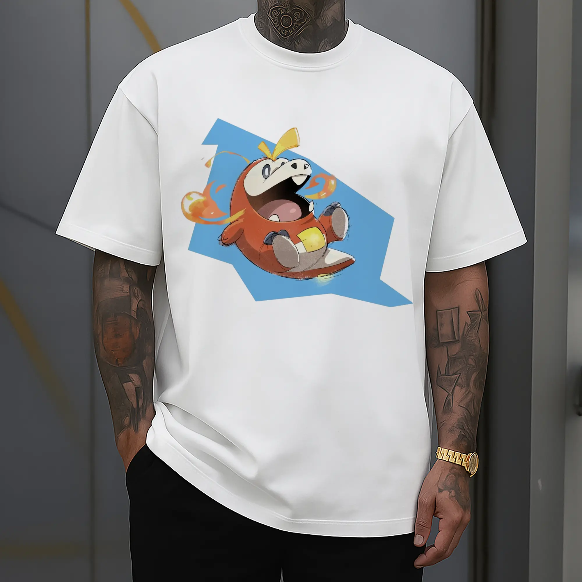pokemon fuecoco graphic t-shirt