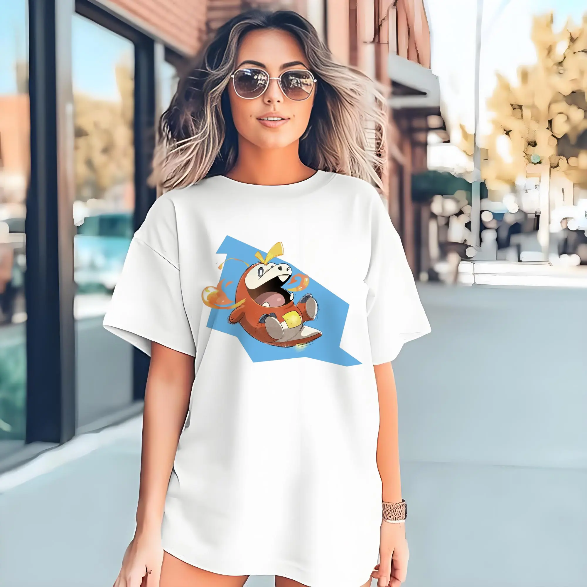 pokemon fuecoco graphic t-shirt