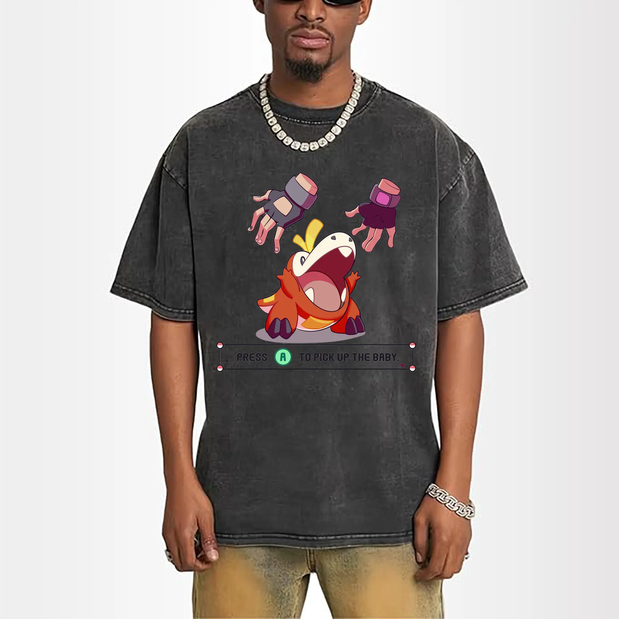 Men's Pokemon Fuecoco T-Shirt