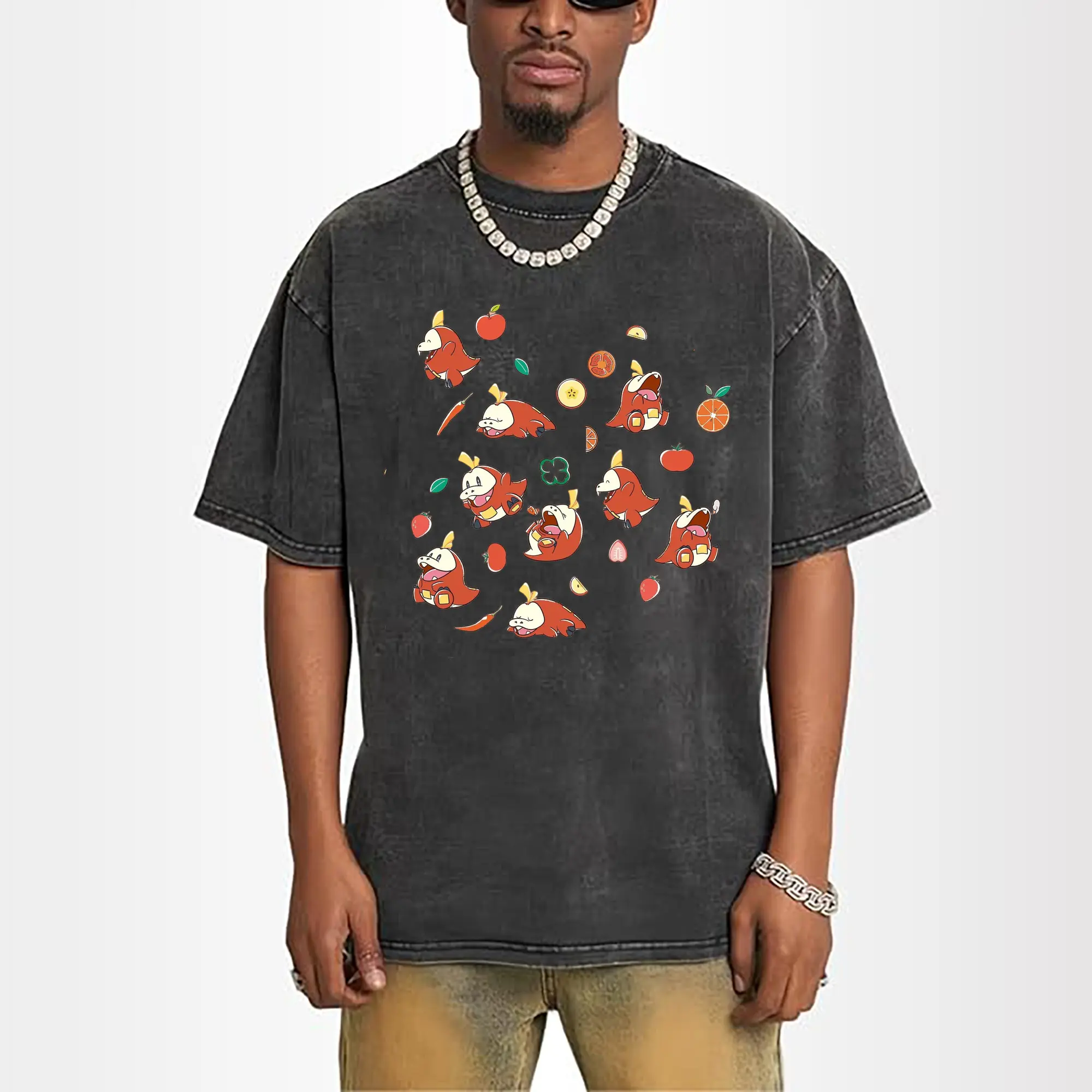 pokemon Fuecoco collage T-Shirt