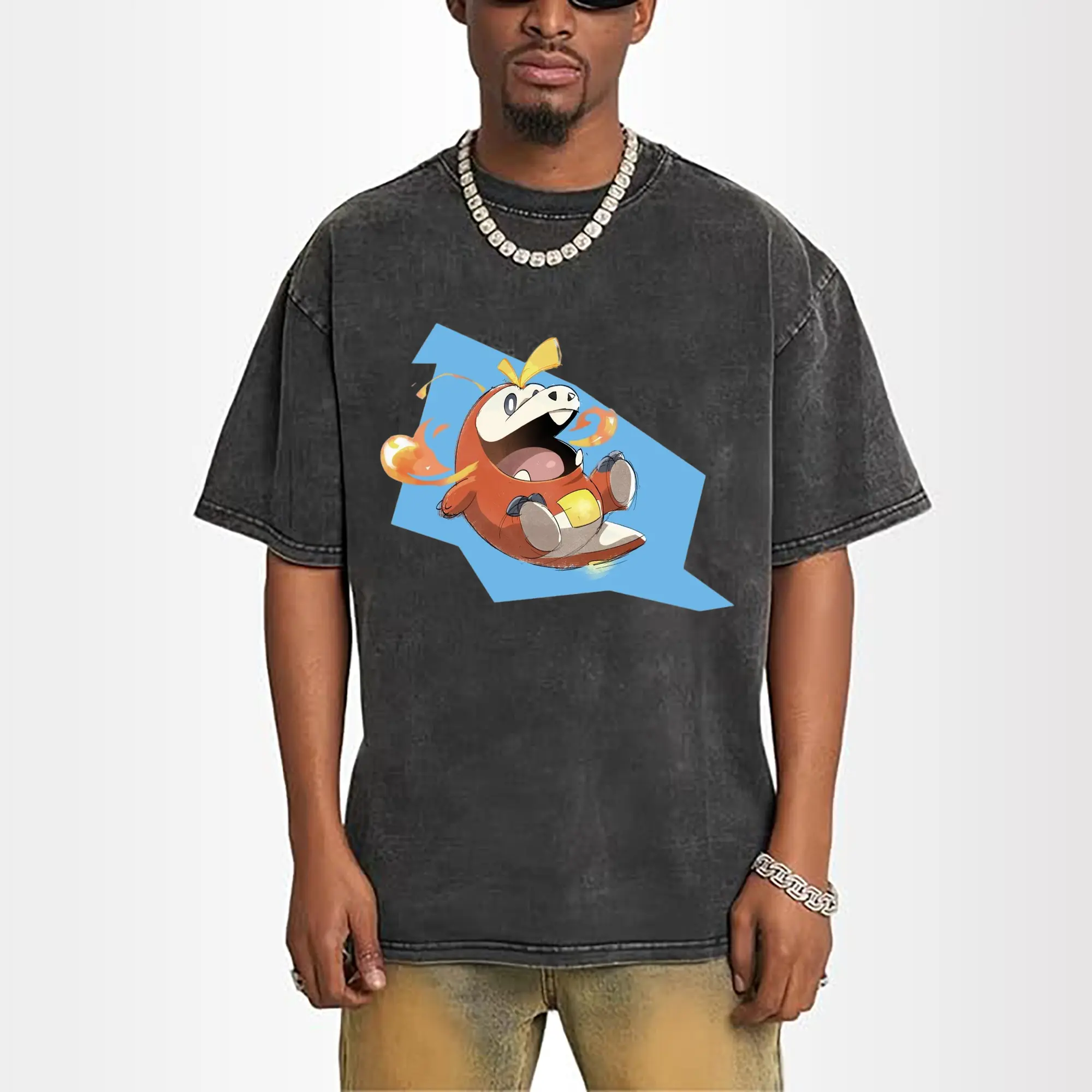 pokemon fuecoco graphic t-shirt