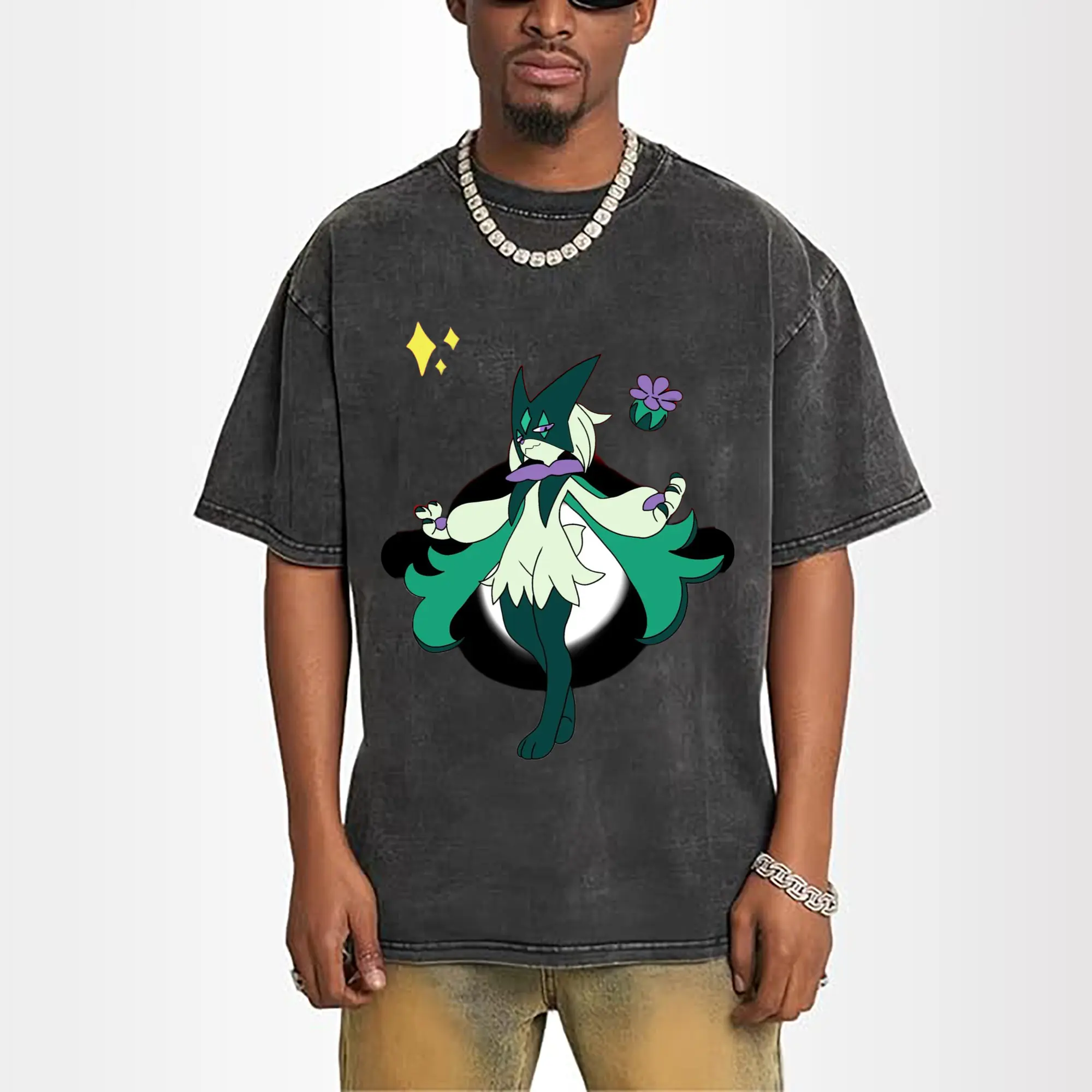 Meowscarada graphic t-shirt
