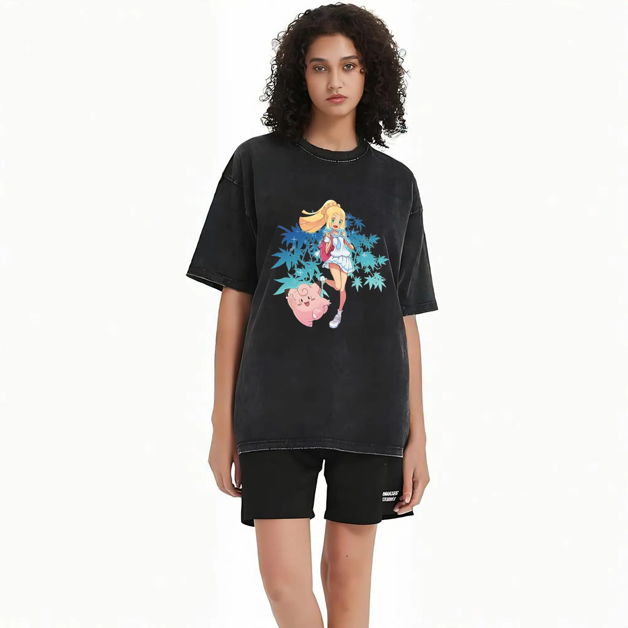 girl Lillie Pokemon T-Shirt