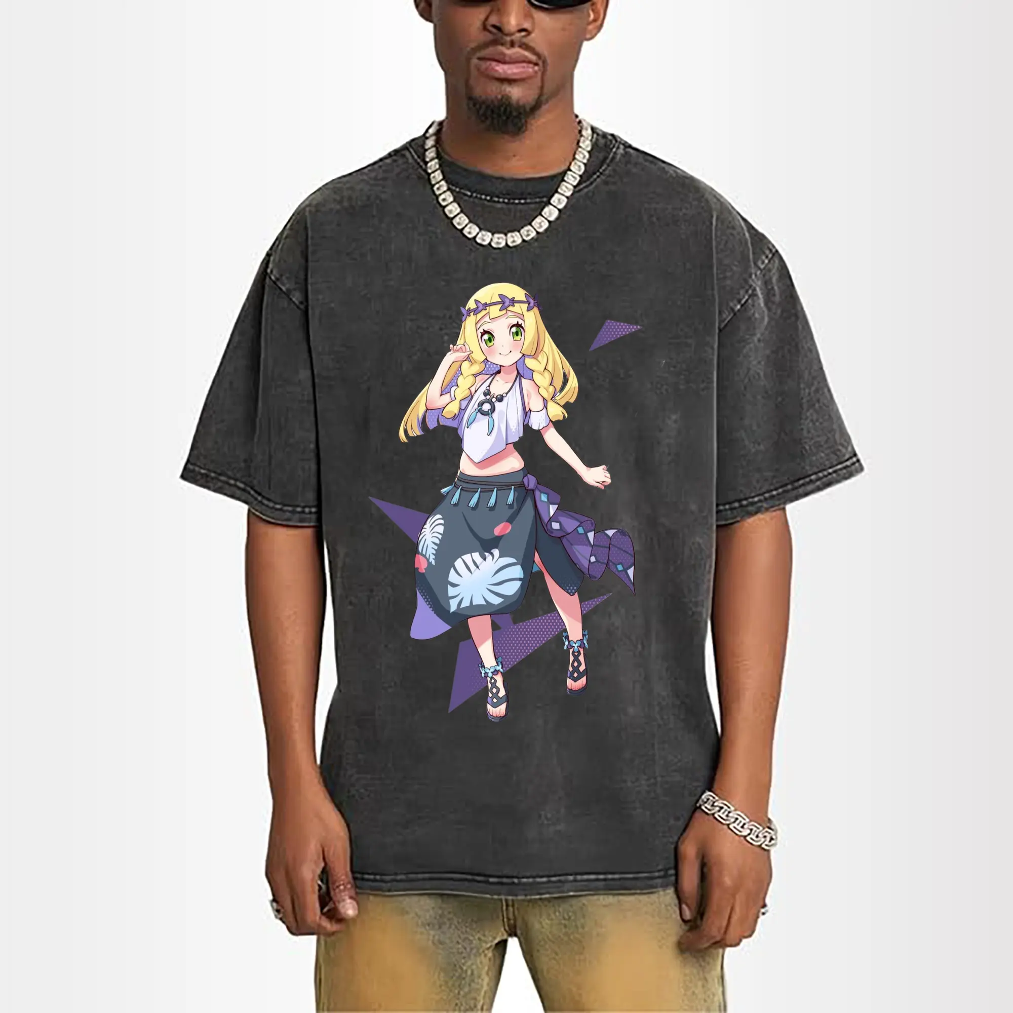 Lillie Pokemon art Tee