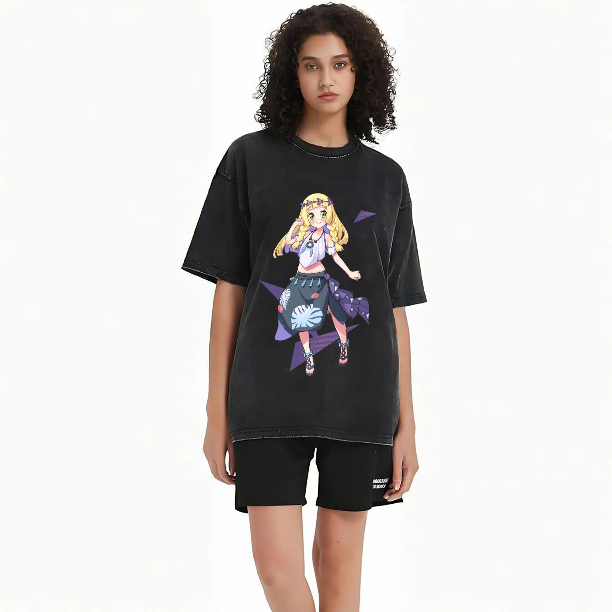 Lillie Pokemon art Tee