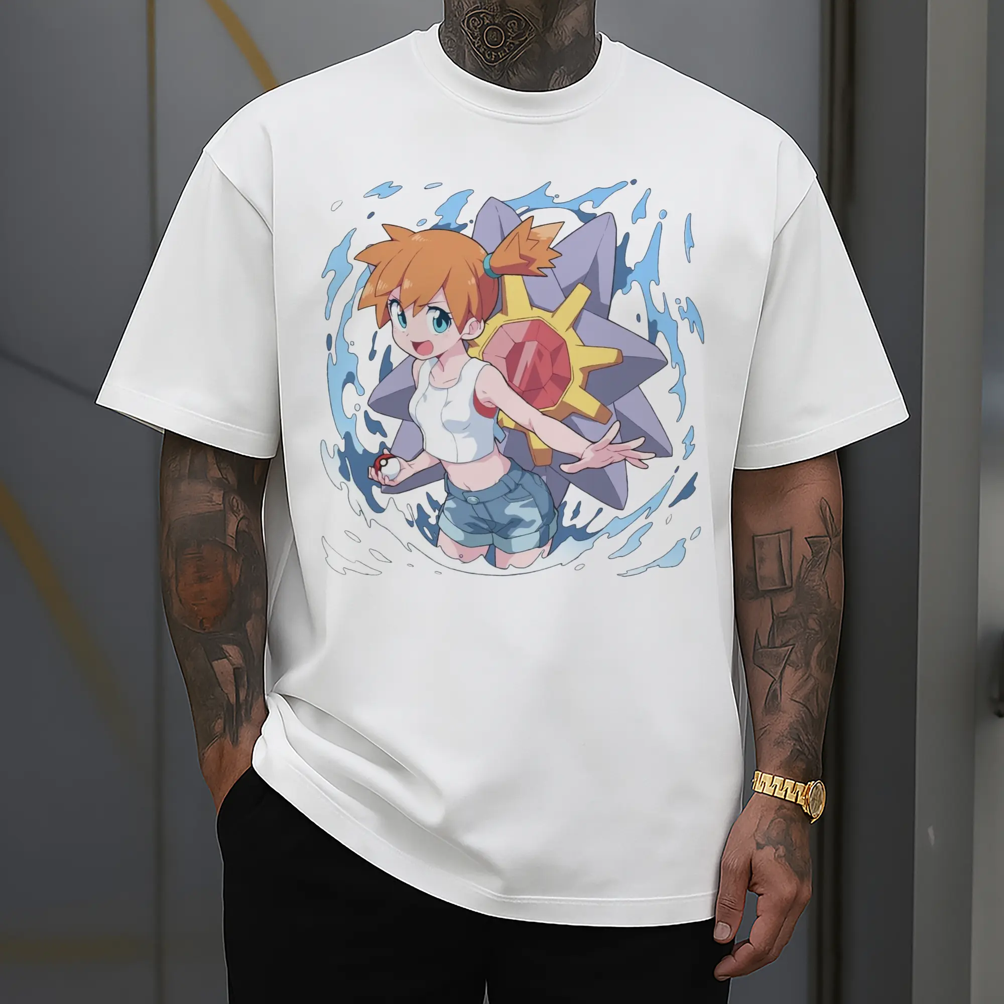 misty pokemon graphic tee