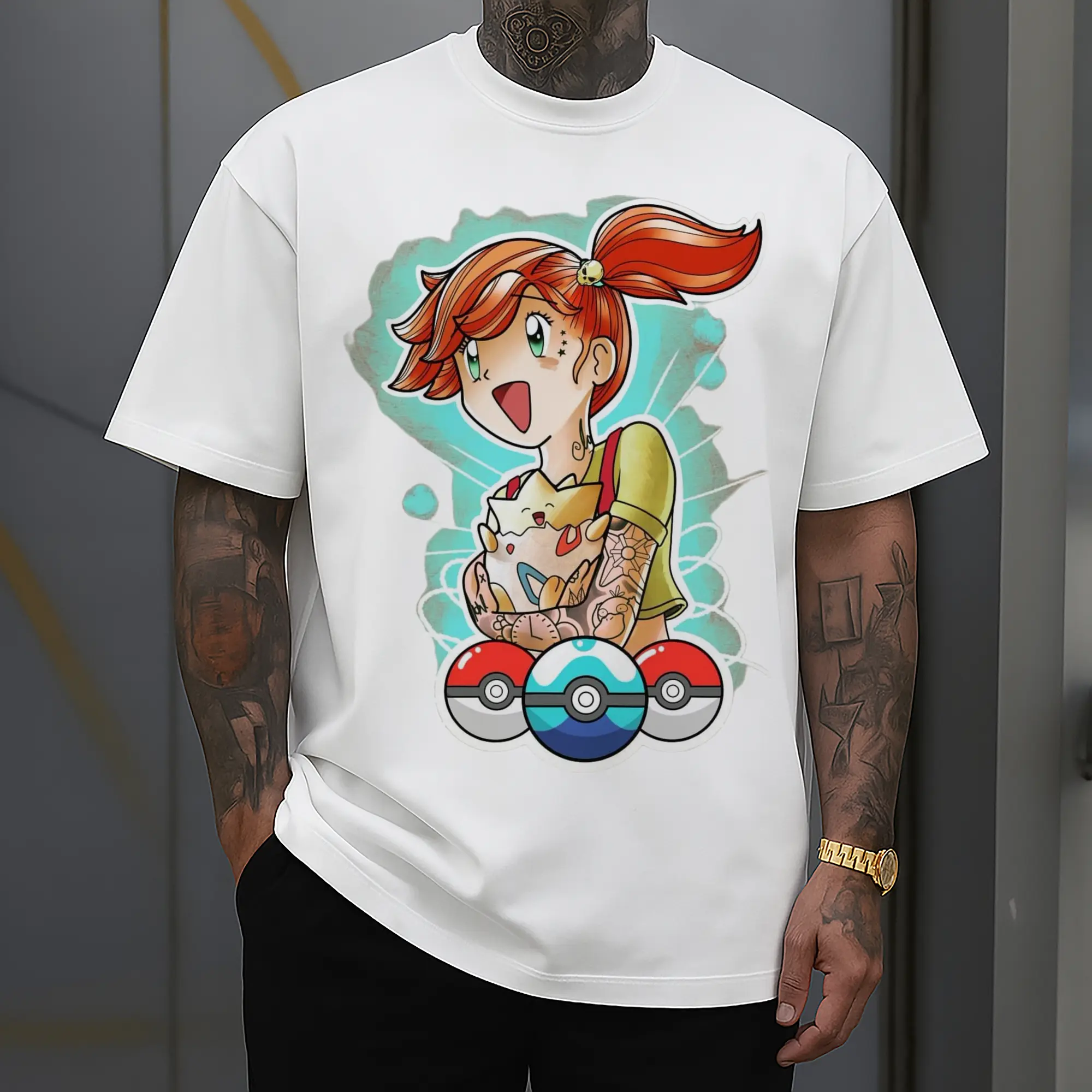 women's pokemon misty tee