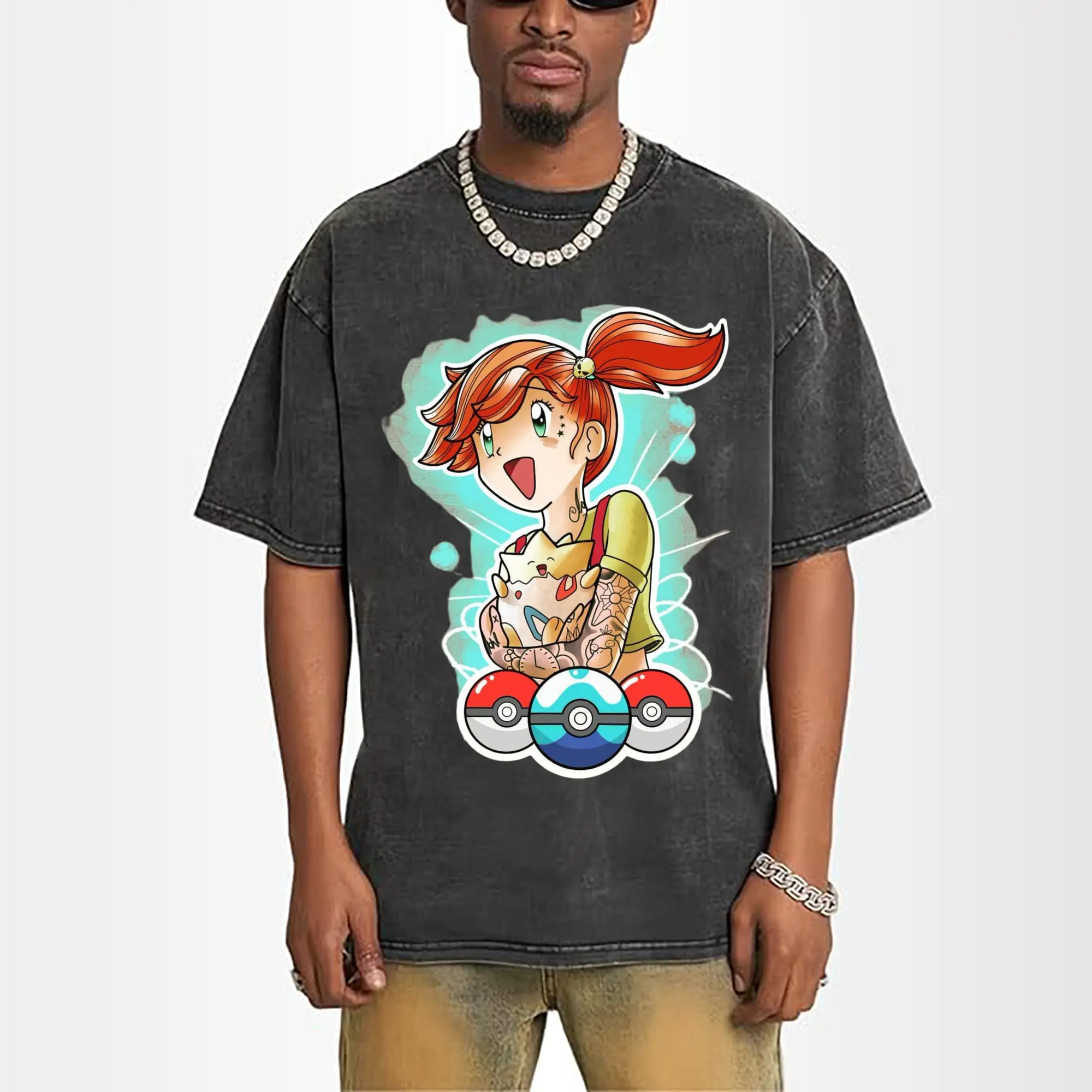 women's pokemon misty tee