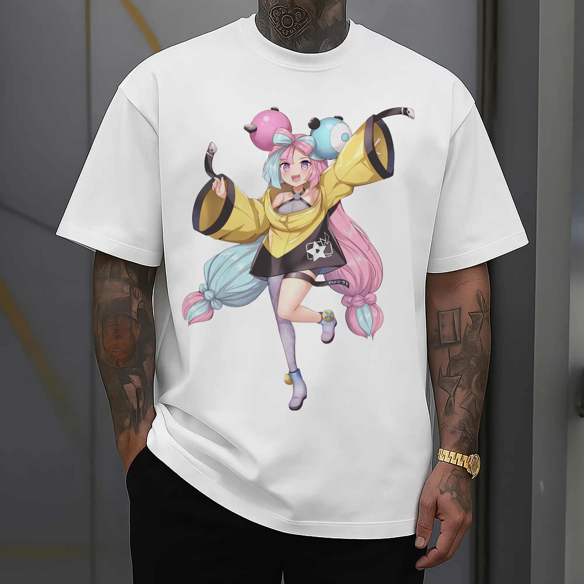 Iono Pokemon cartoon T-Shirt